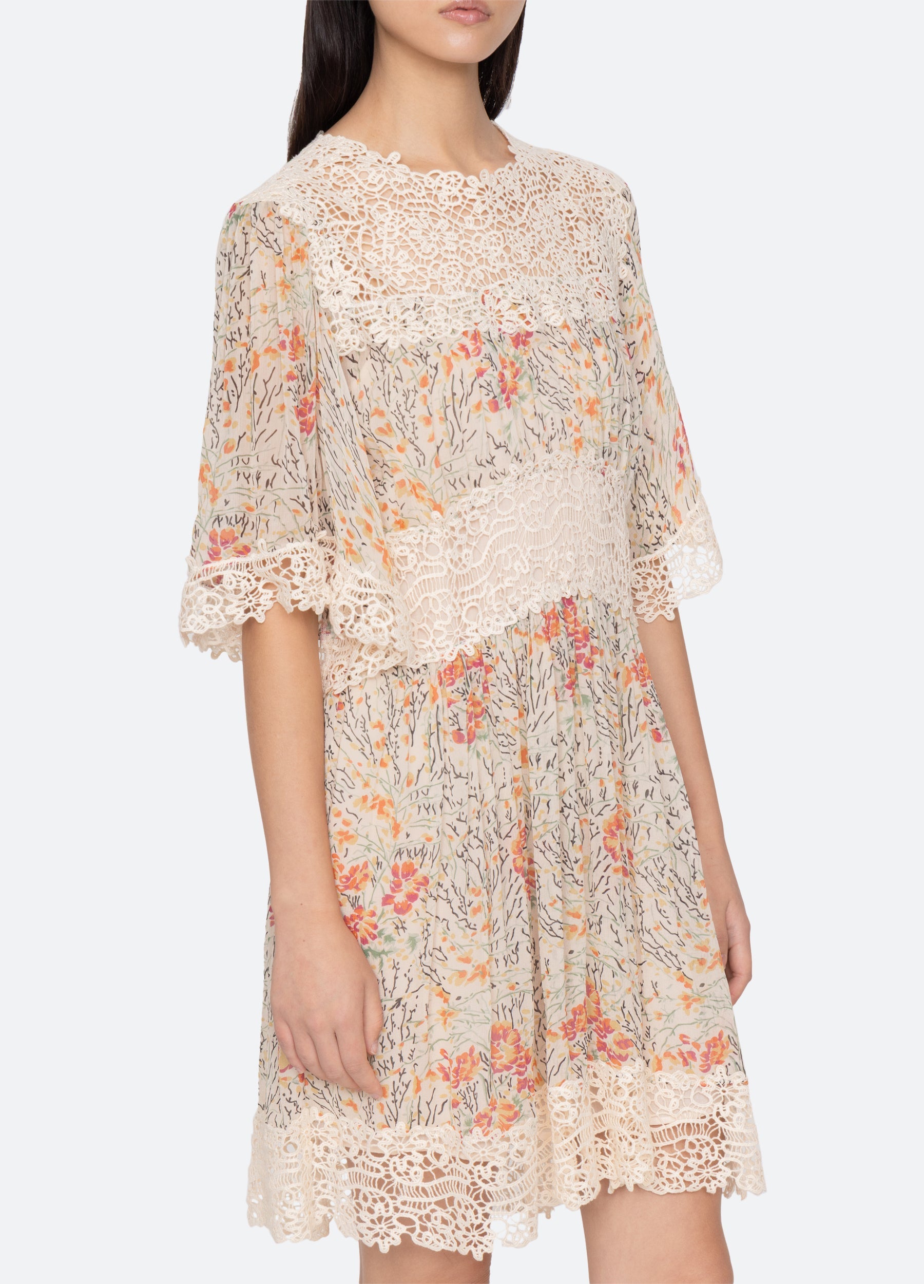Luisa Dress Cream / Sea New York Discount