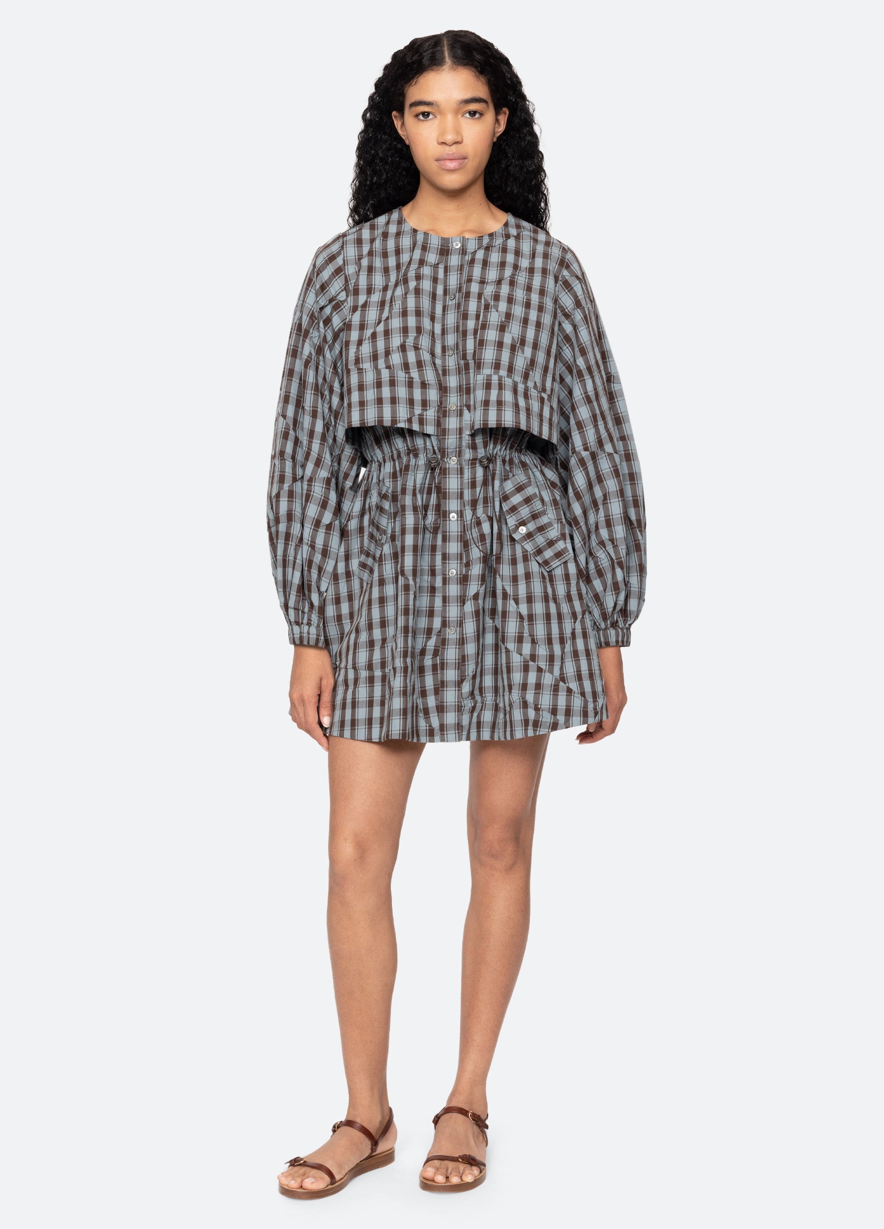 Ophelia Mini Dress Blue / Sea New York Near me