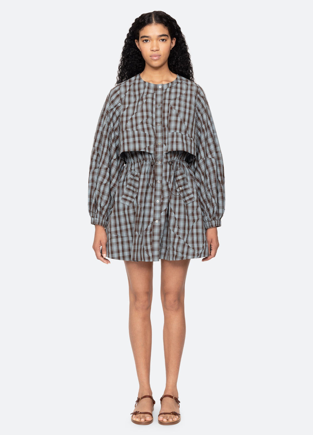 Ophelia Mini Dress Blue / Sea New York Near me