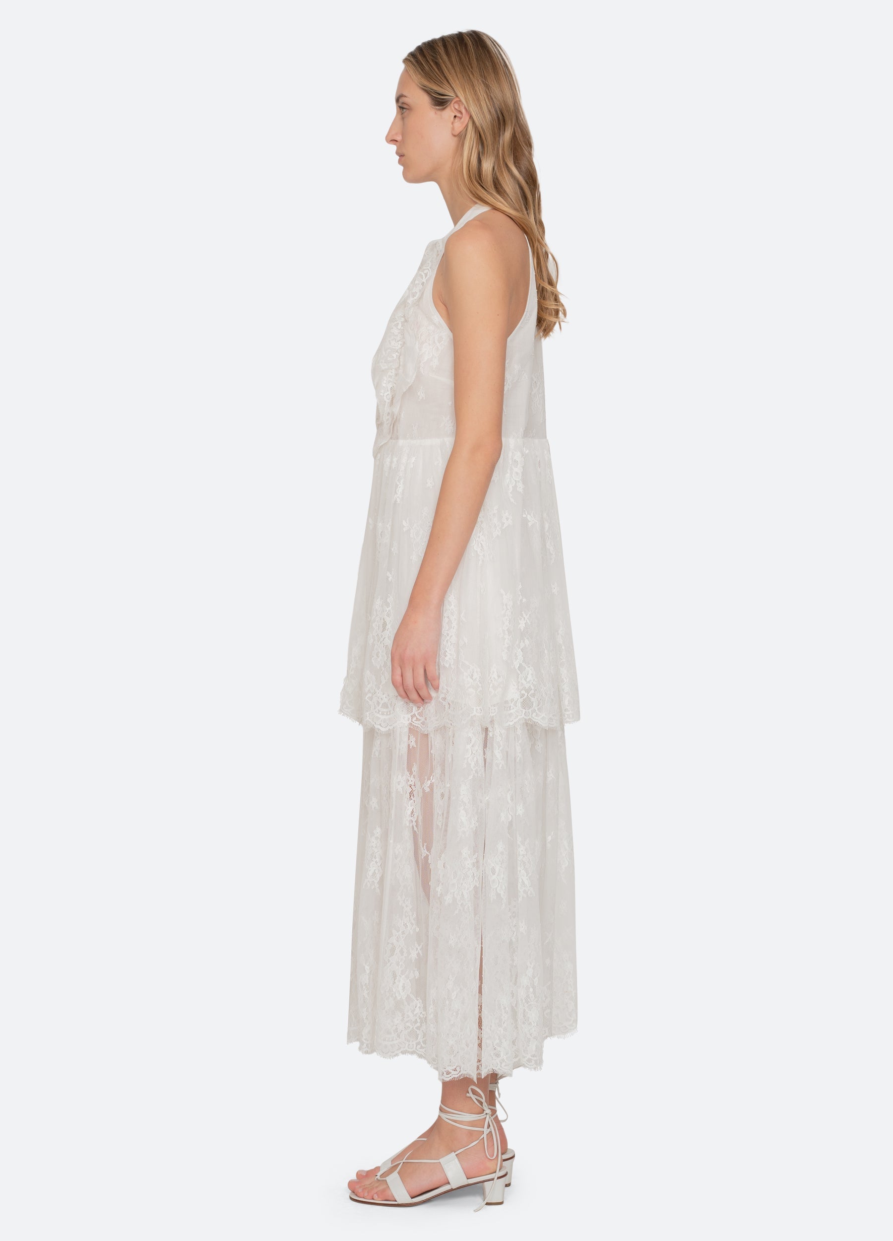 Holden Dress White / Sea New York