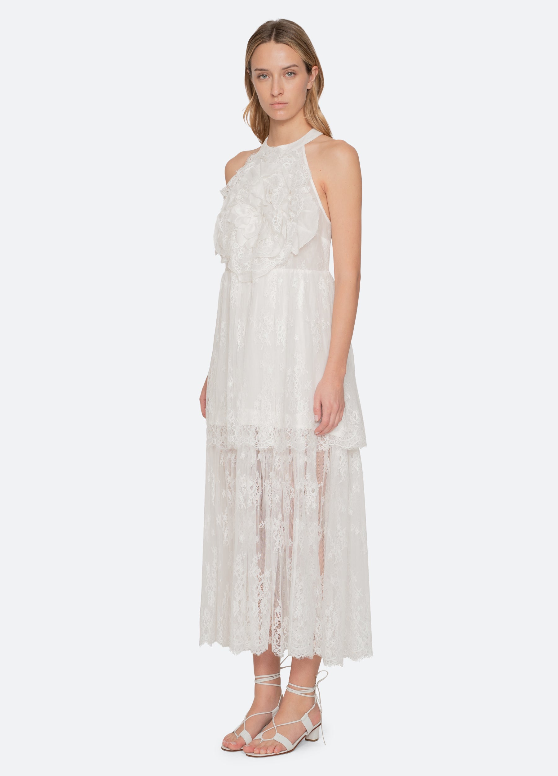 Holden Dress White / Sea New York