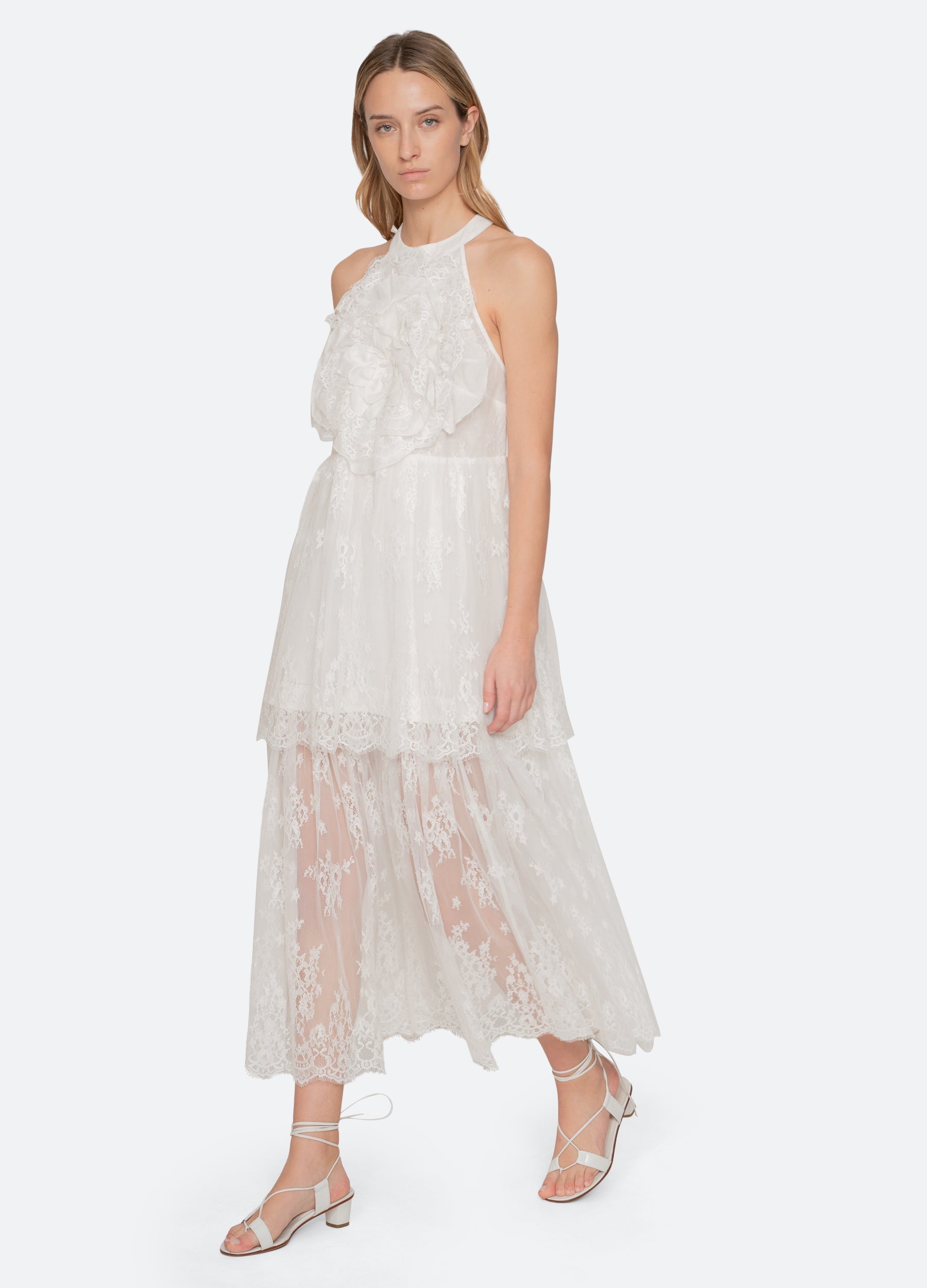 Holden Dress White / Sea New York