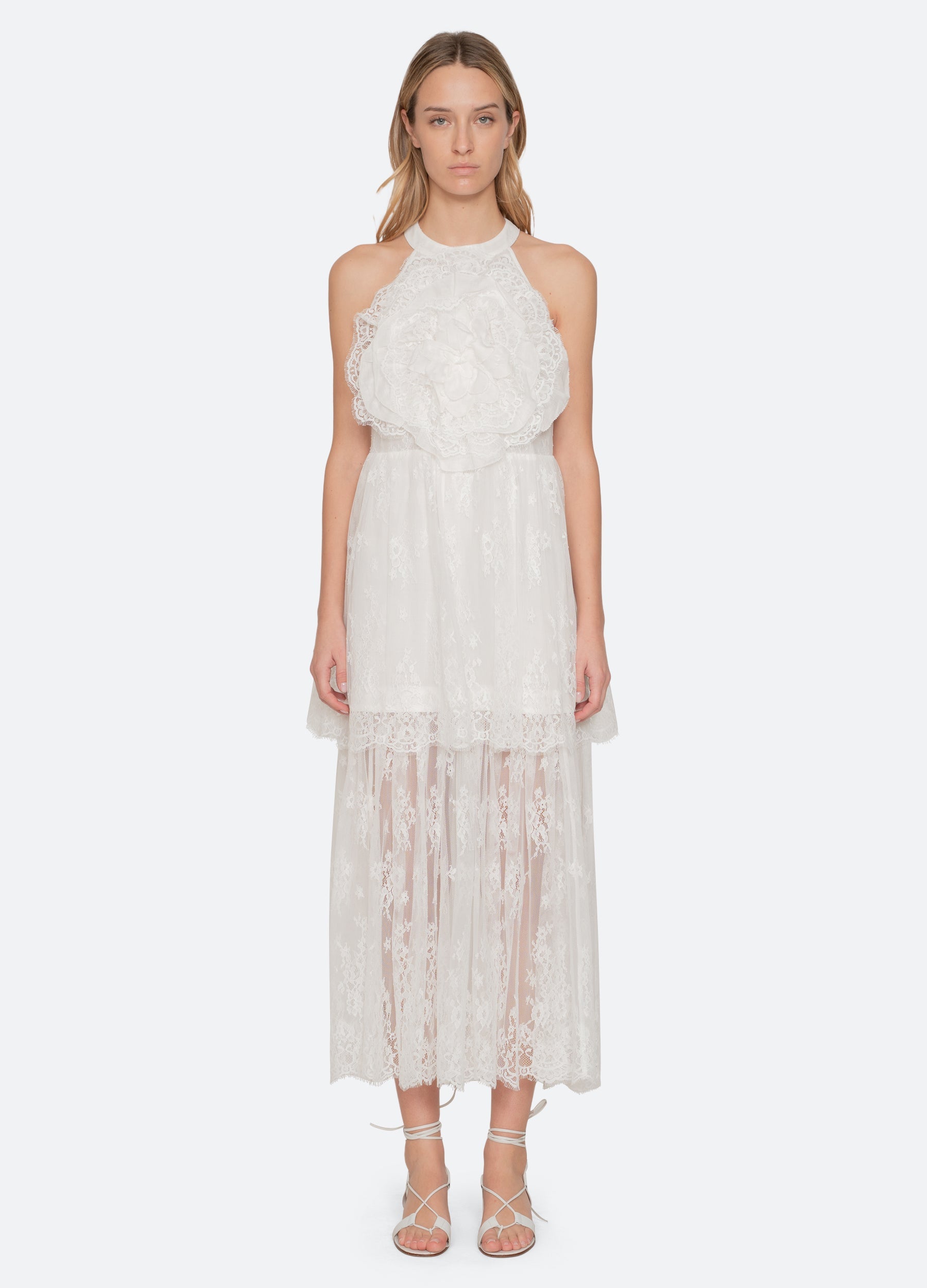Holden Dress White / Sea New York