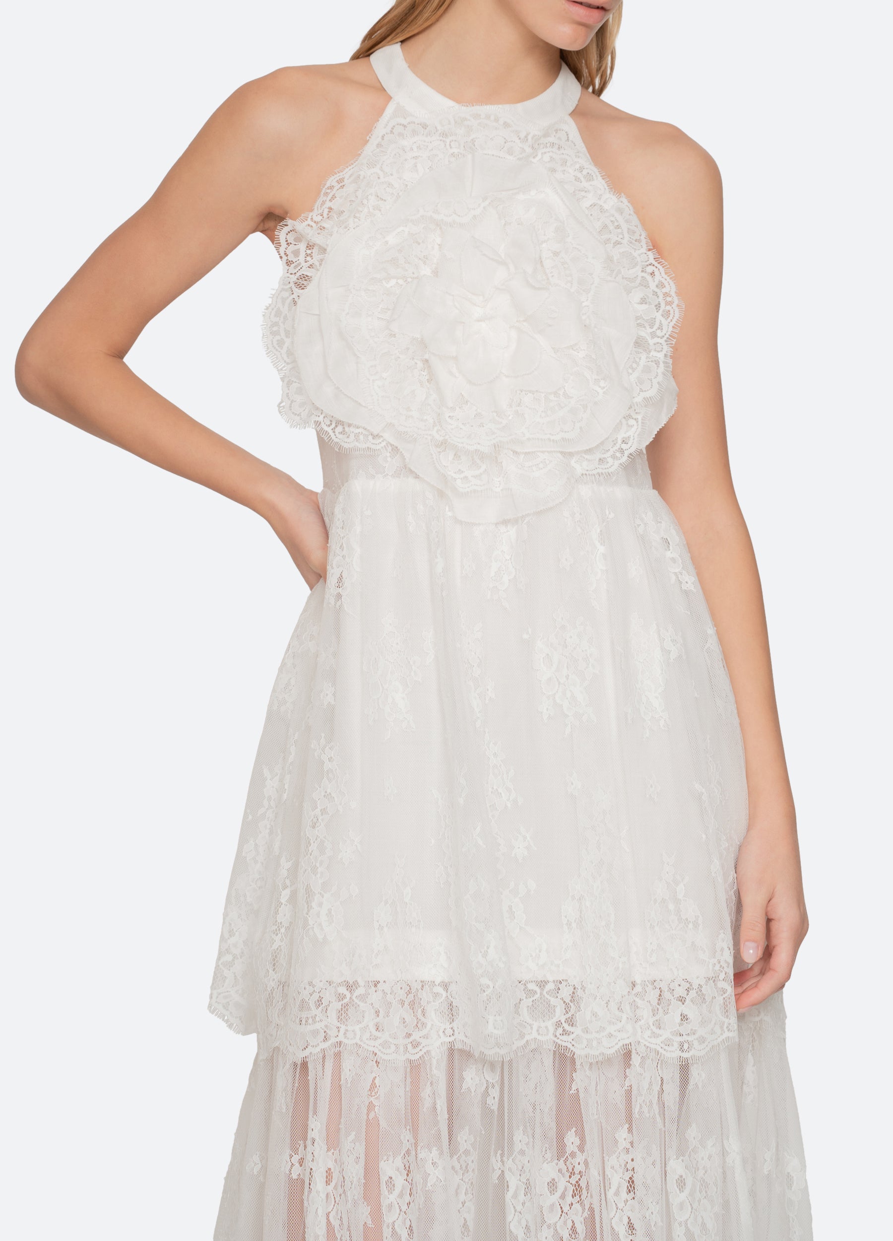 Holden Dress White / Sea New York