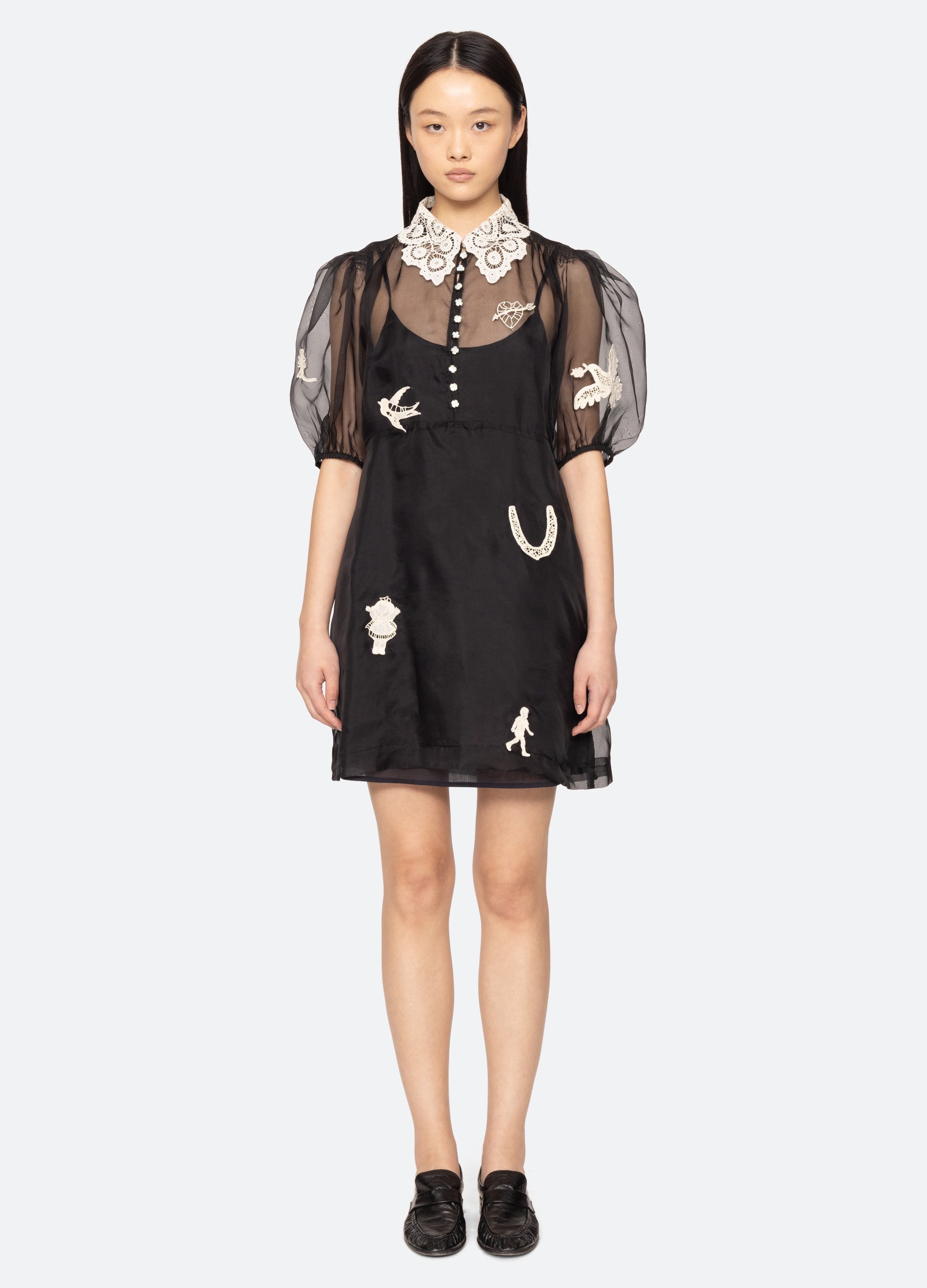 Ellison Mini Dress Black / Sea New York Online