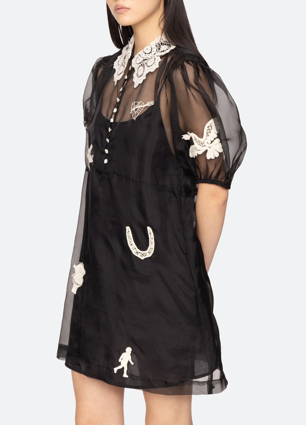 Ellison Mini Dress Black / Sea New York Online