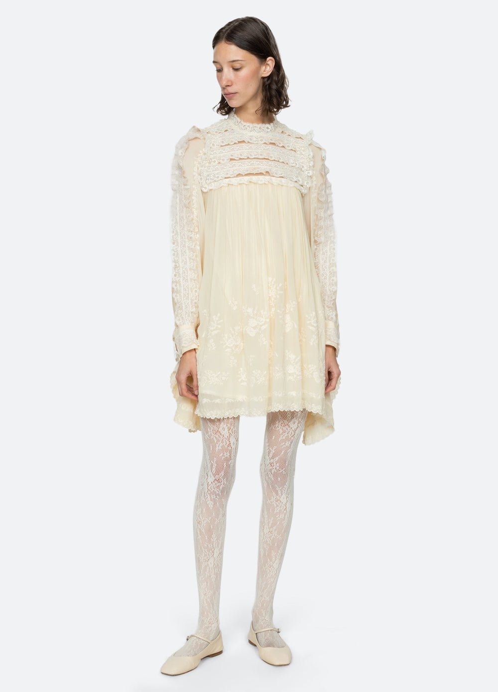 Ayda Dress Cream / Sea New York Outlet