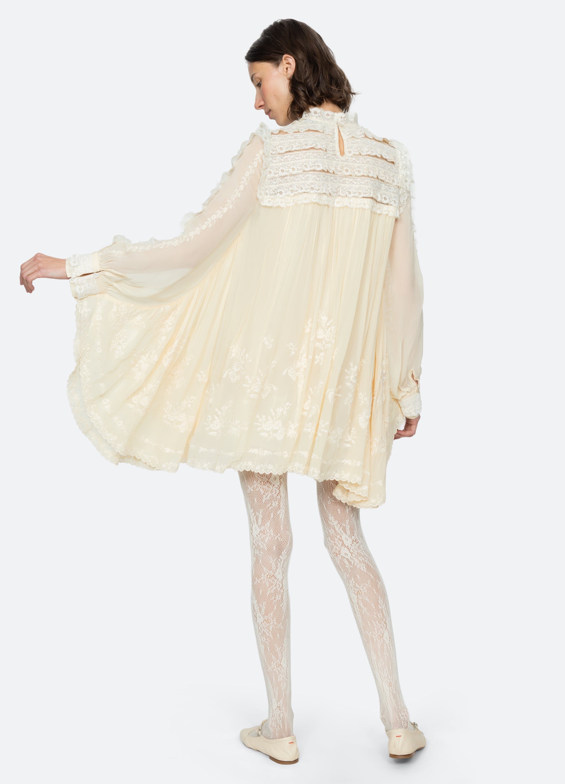 Ayda Dress Cream / Sea New York Outlet