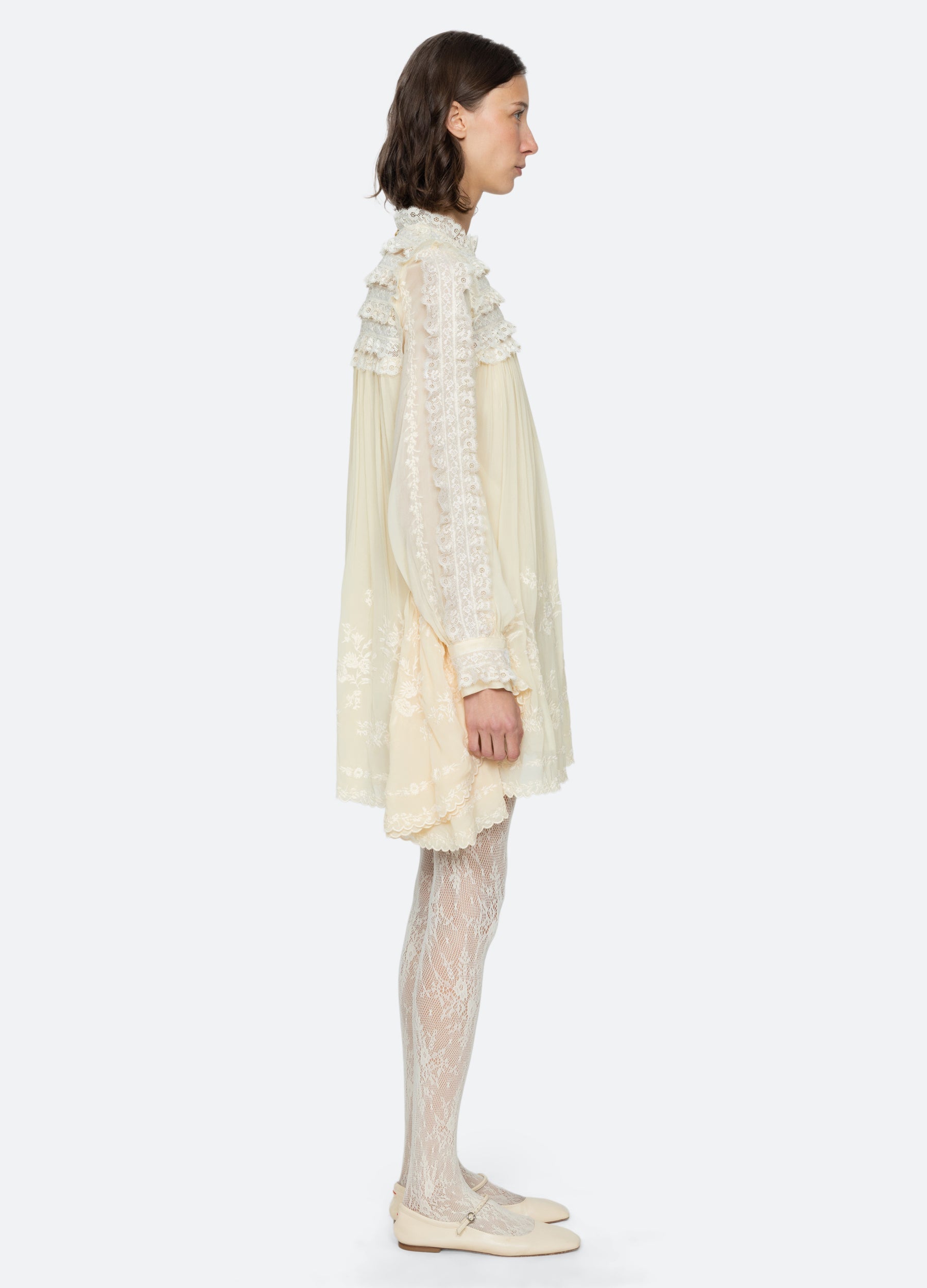 Ayda Dress Cream / Sea New York Outlet