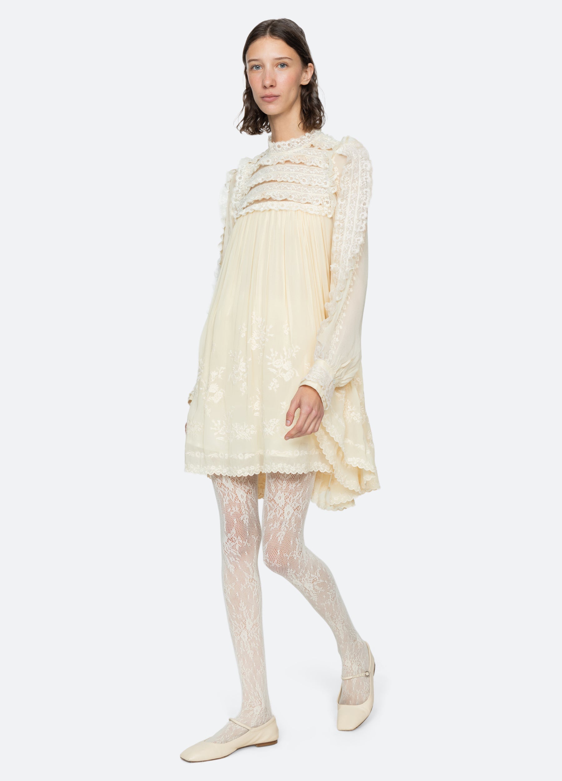 Ayda Dress Cream / Sea New York Outlet