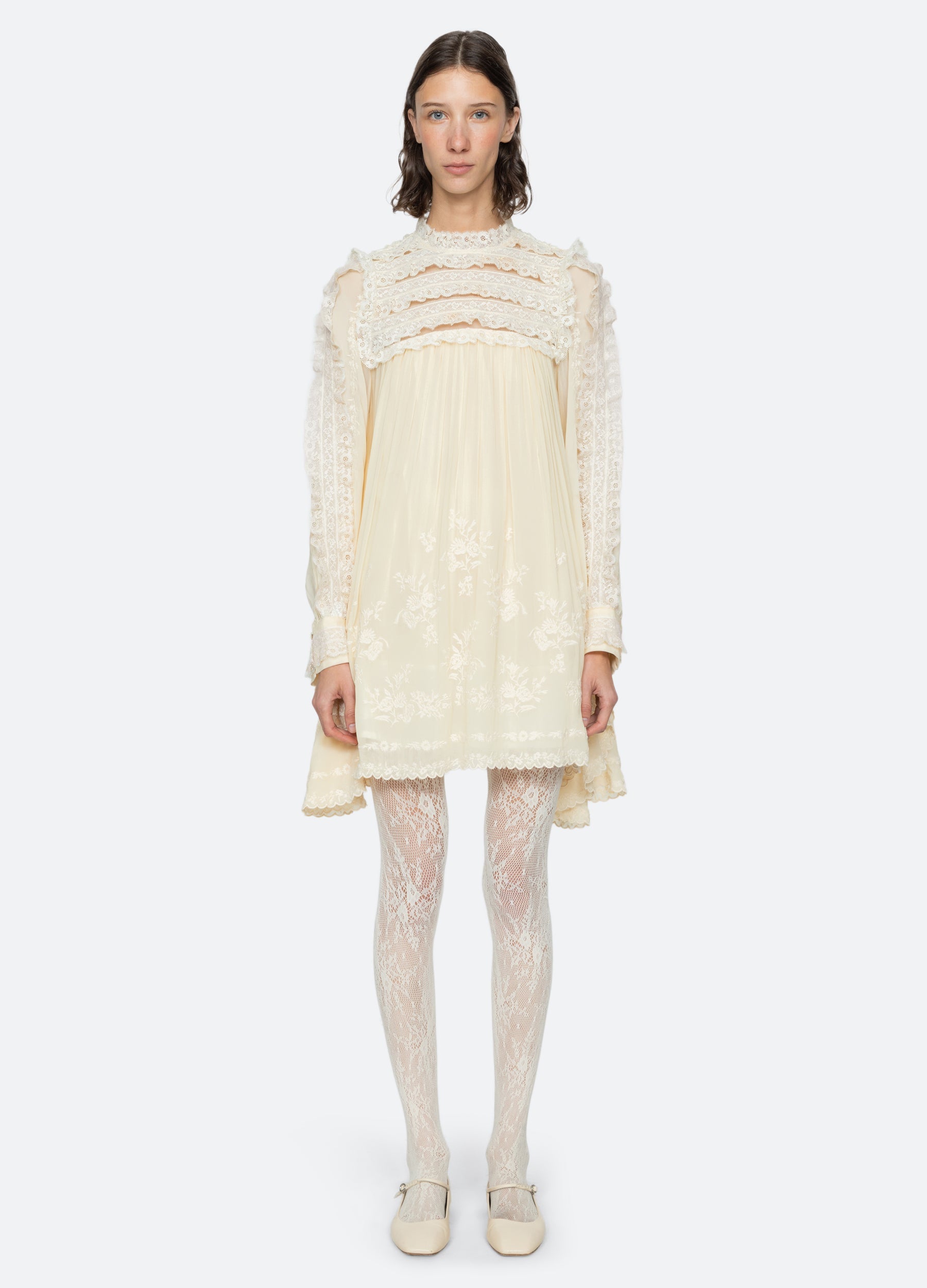 Ayda Dress Cream / Sea New York Outlet