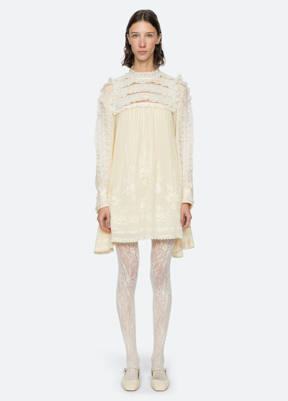 Ayda Dress Cream / Sea New York Outlet