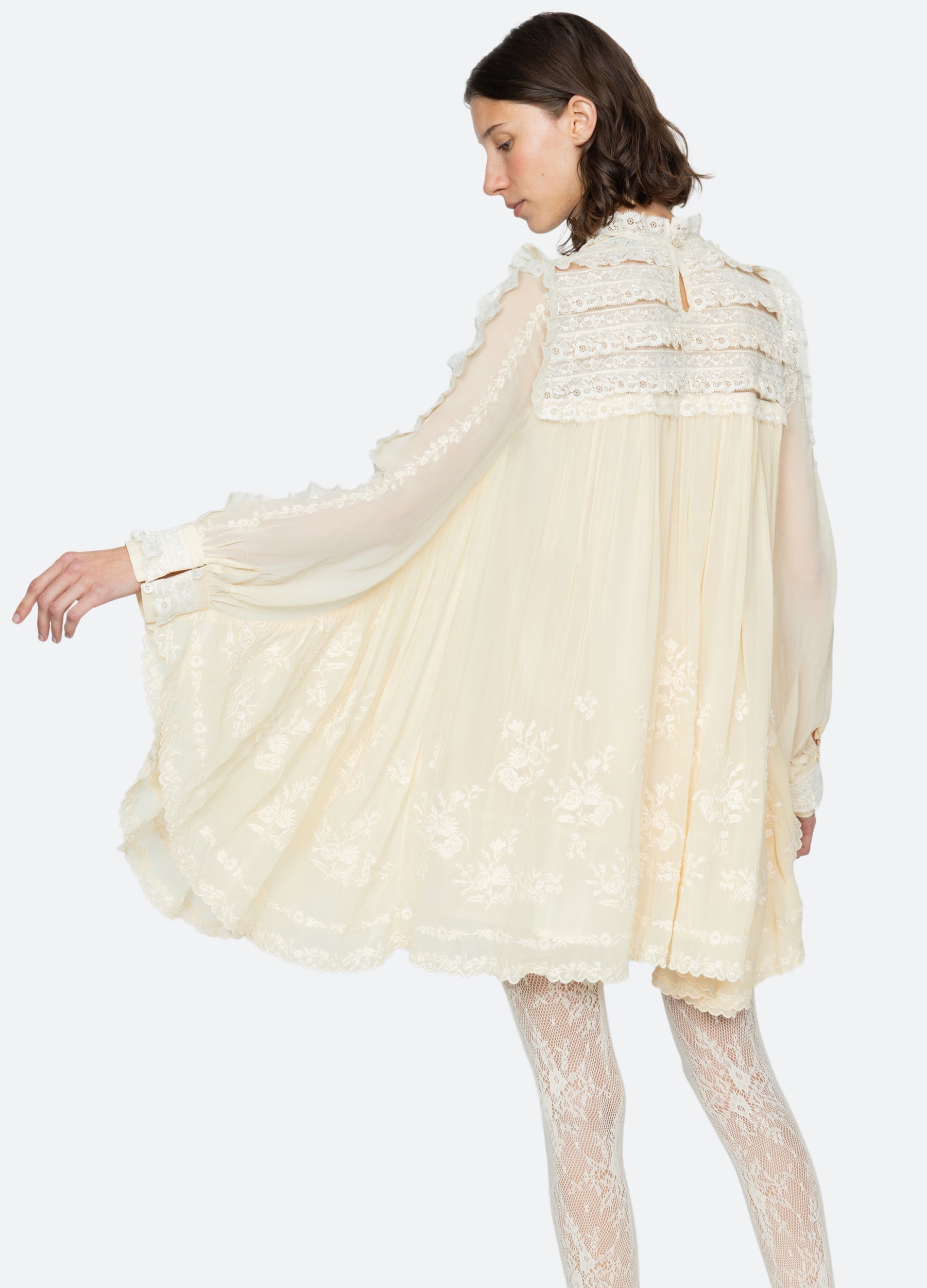 Ayda Dress Cream / Sea New York Outlet