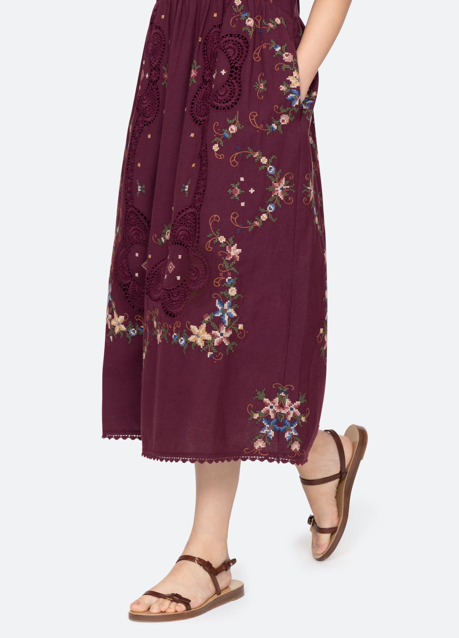 Edwina S/S Dress Navy / Sea New York