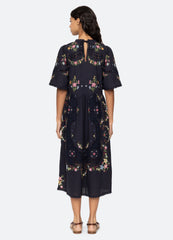 Edwina S/S Dress Navy / Sea New York