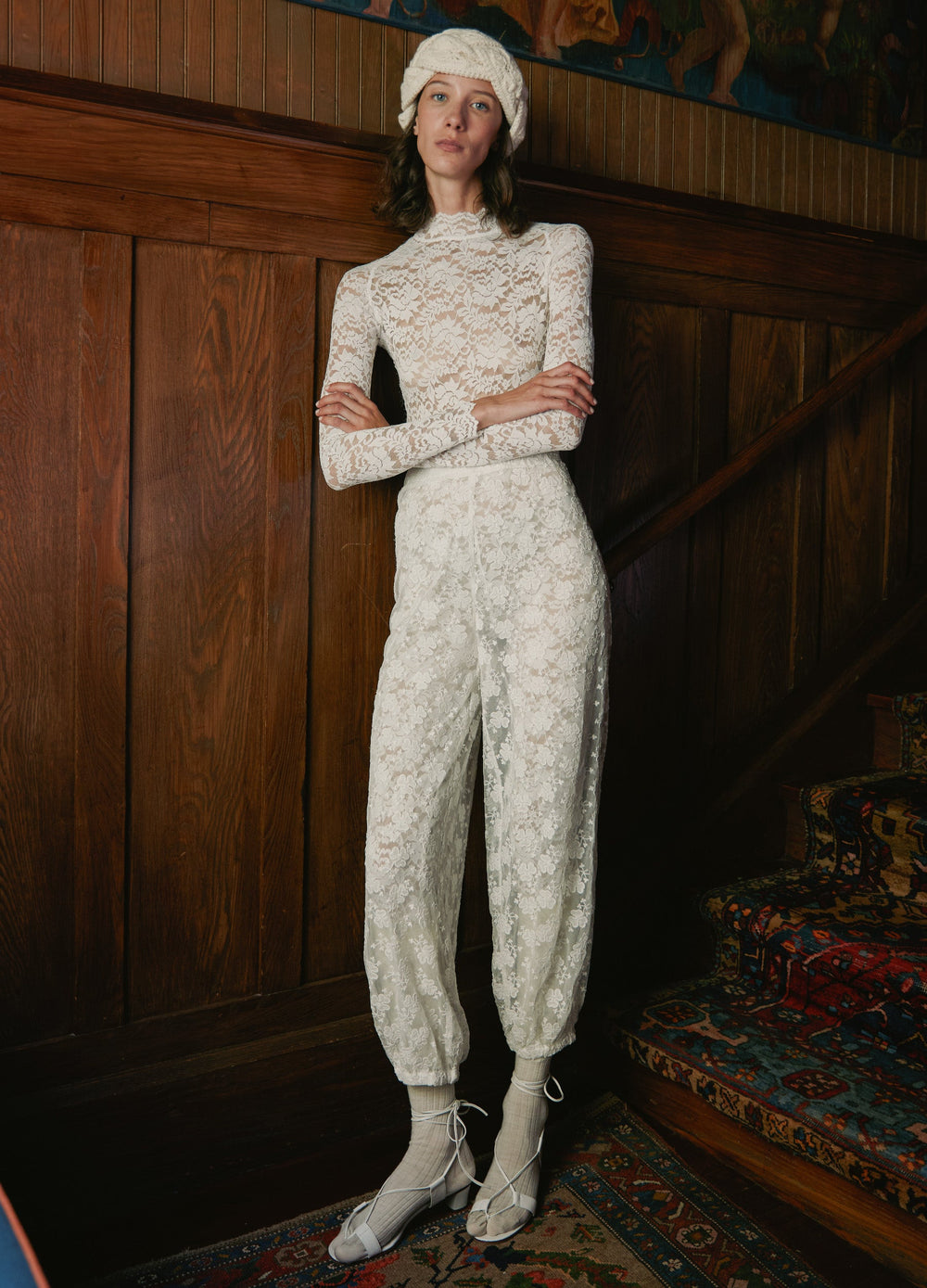 Lilian Catsuit Cream / Sea New York Sale