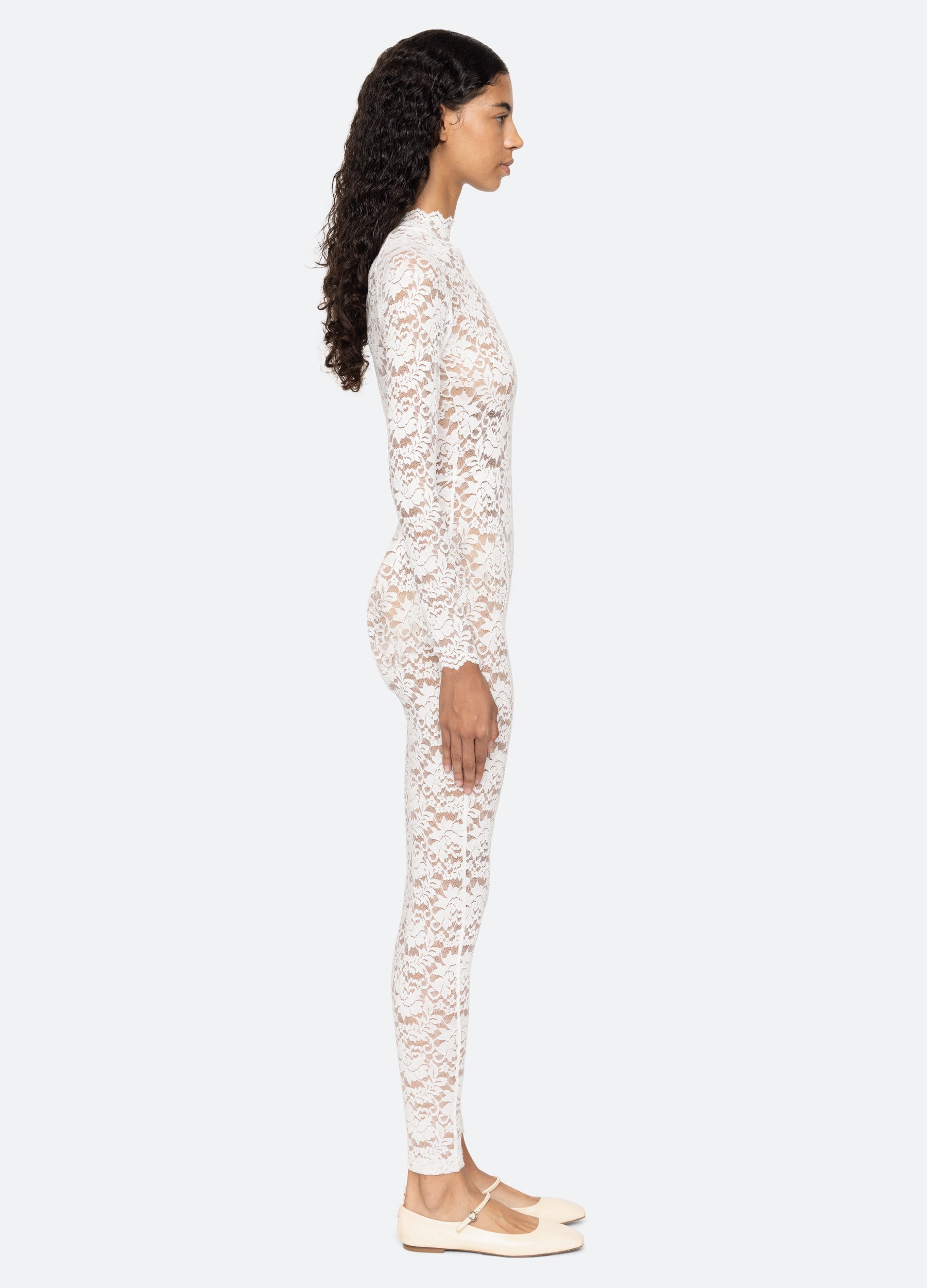 Lilian Catsuit Cream / Sea New York Sale