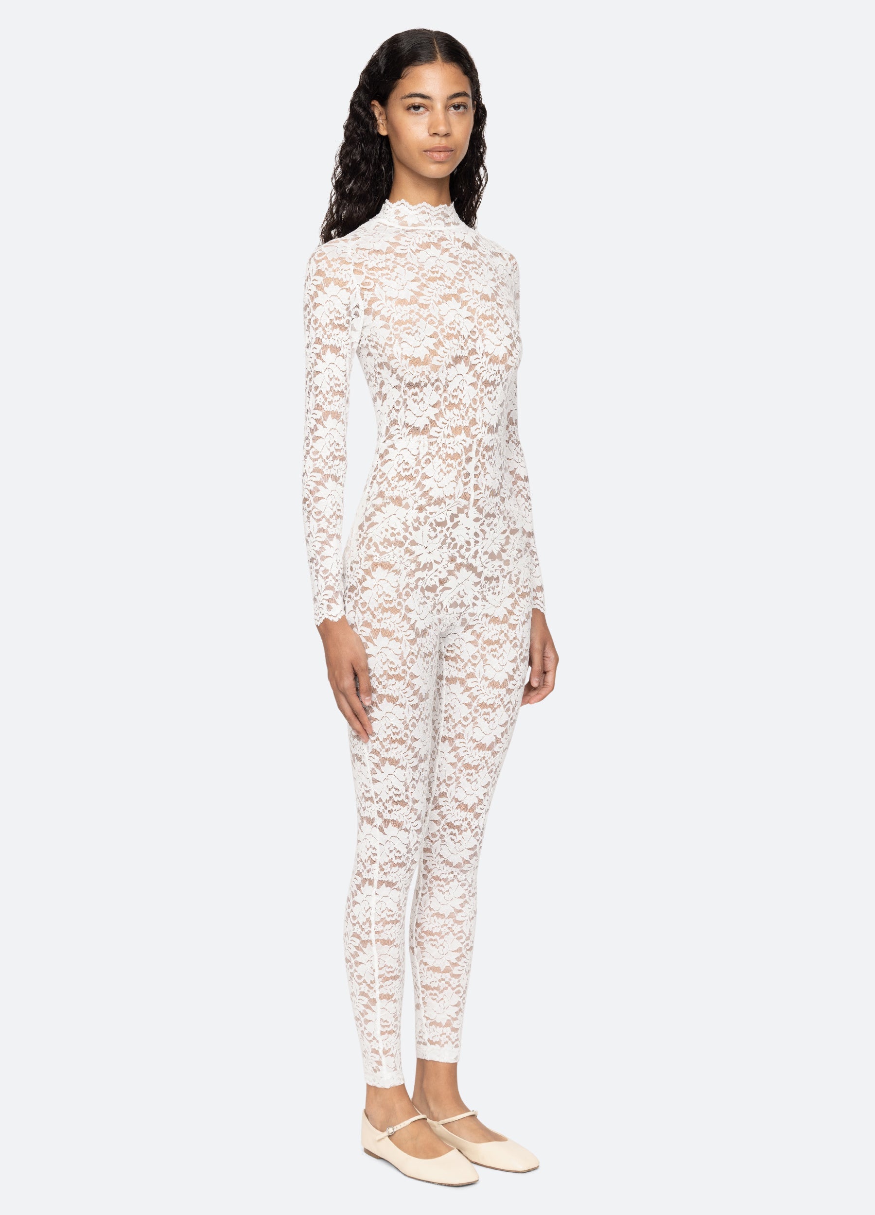 Lilian Catsuit Cream / Sea New York Sale