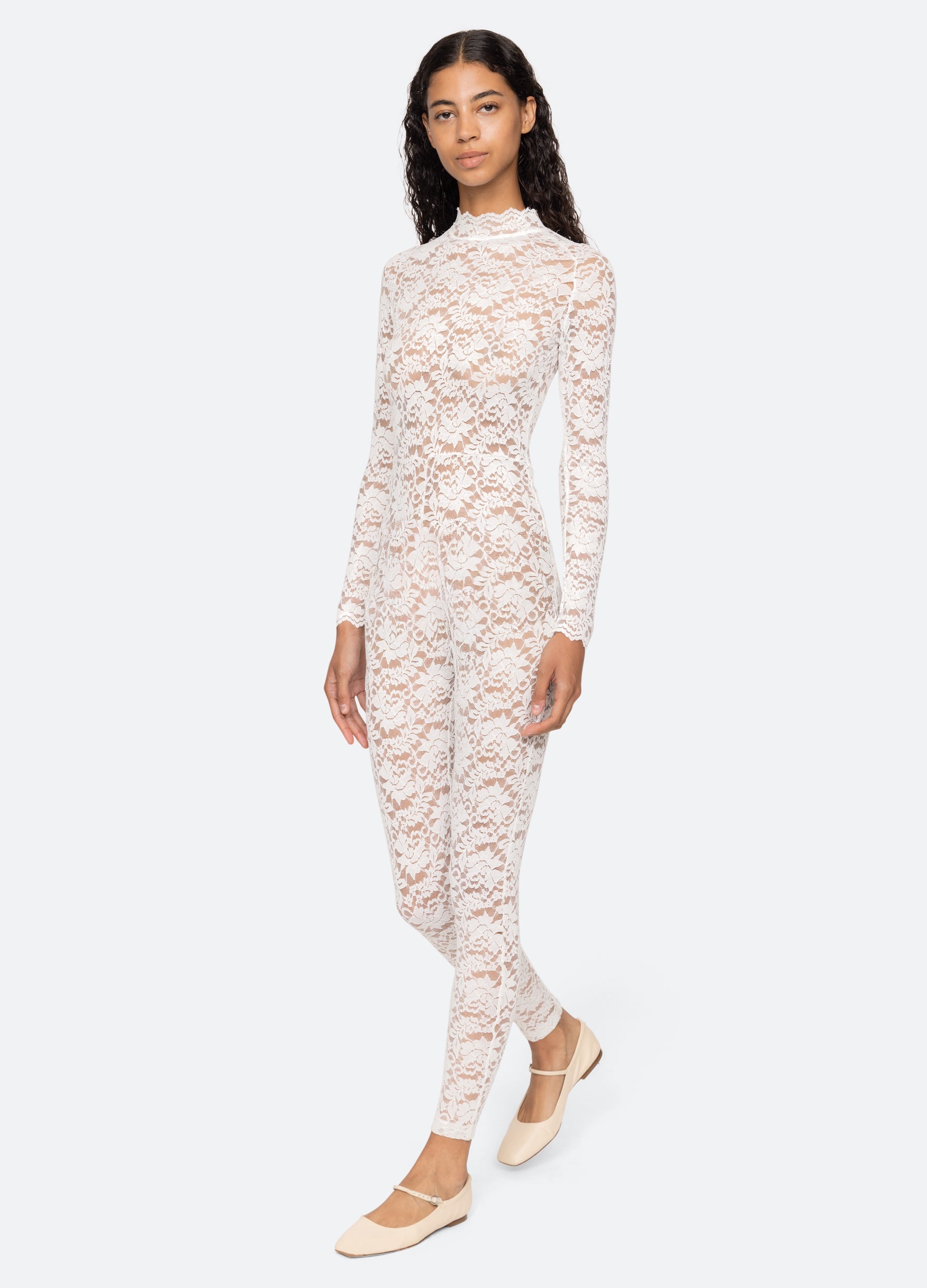 Lilian Catsuit Cream / Sea New York Sale