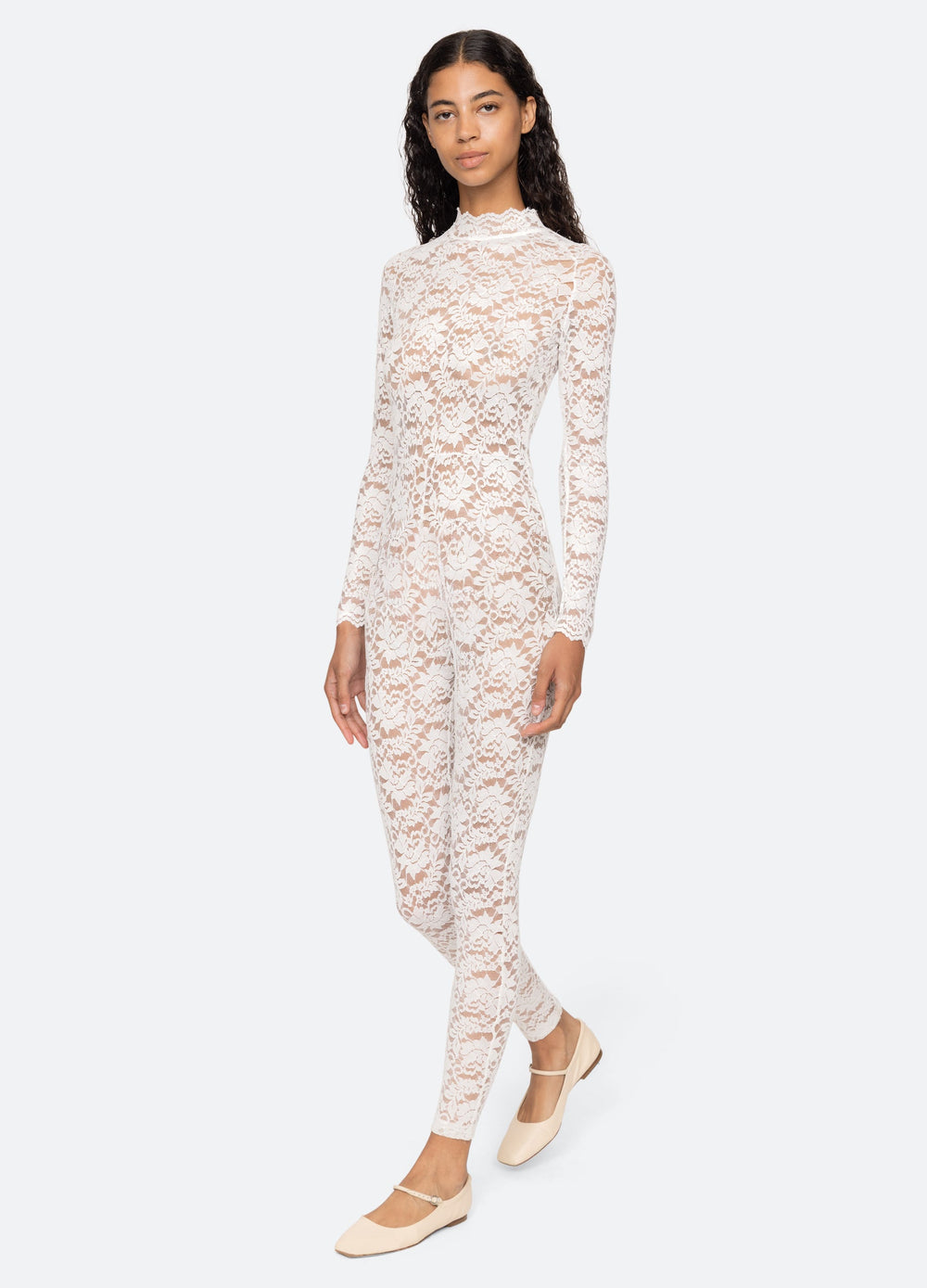Lilian Catsuit Cream / Sea New York Sale