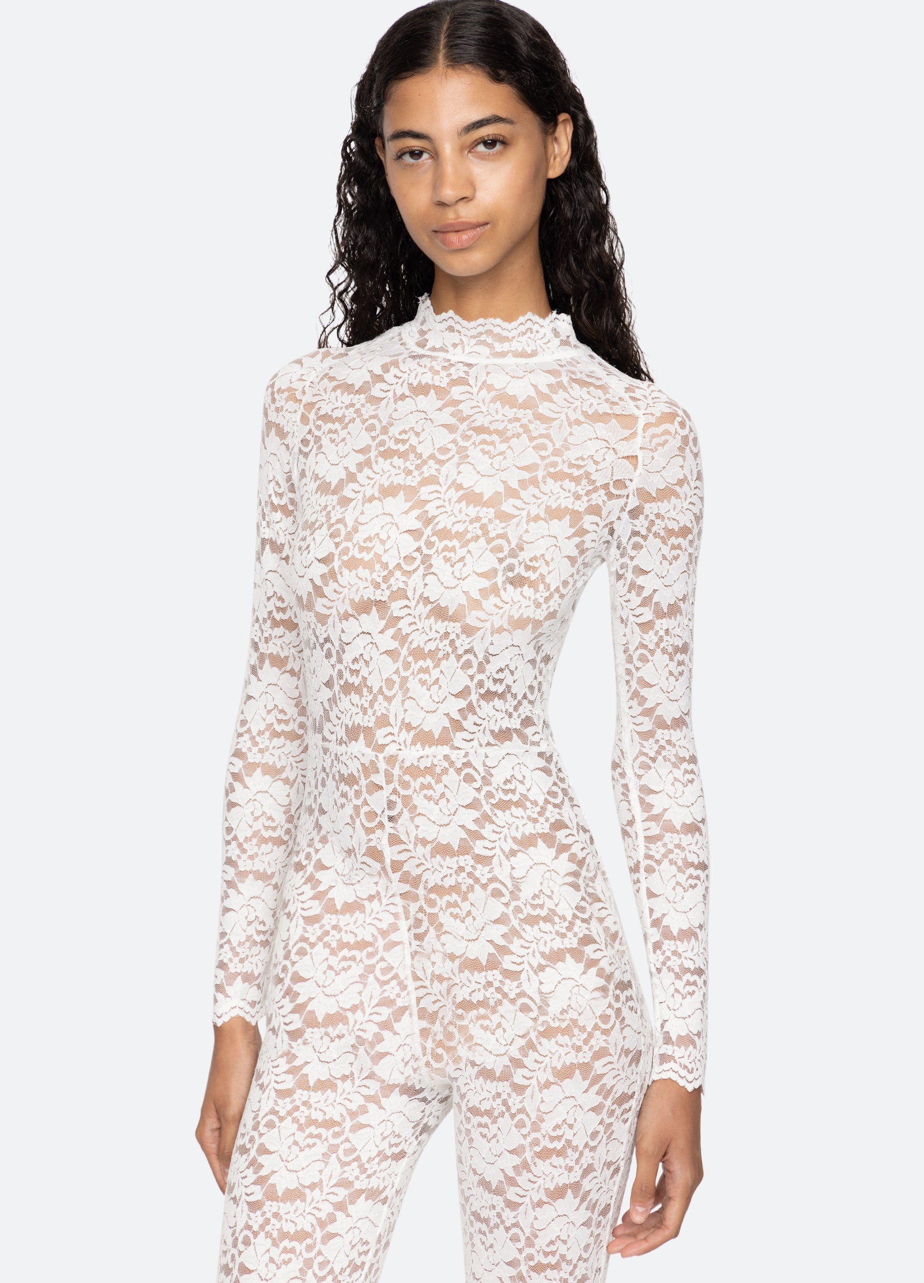 Lilian Catsuit Cream / Sea New York Sale
