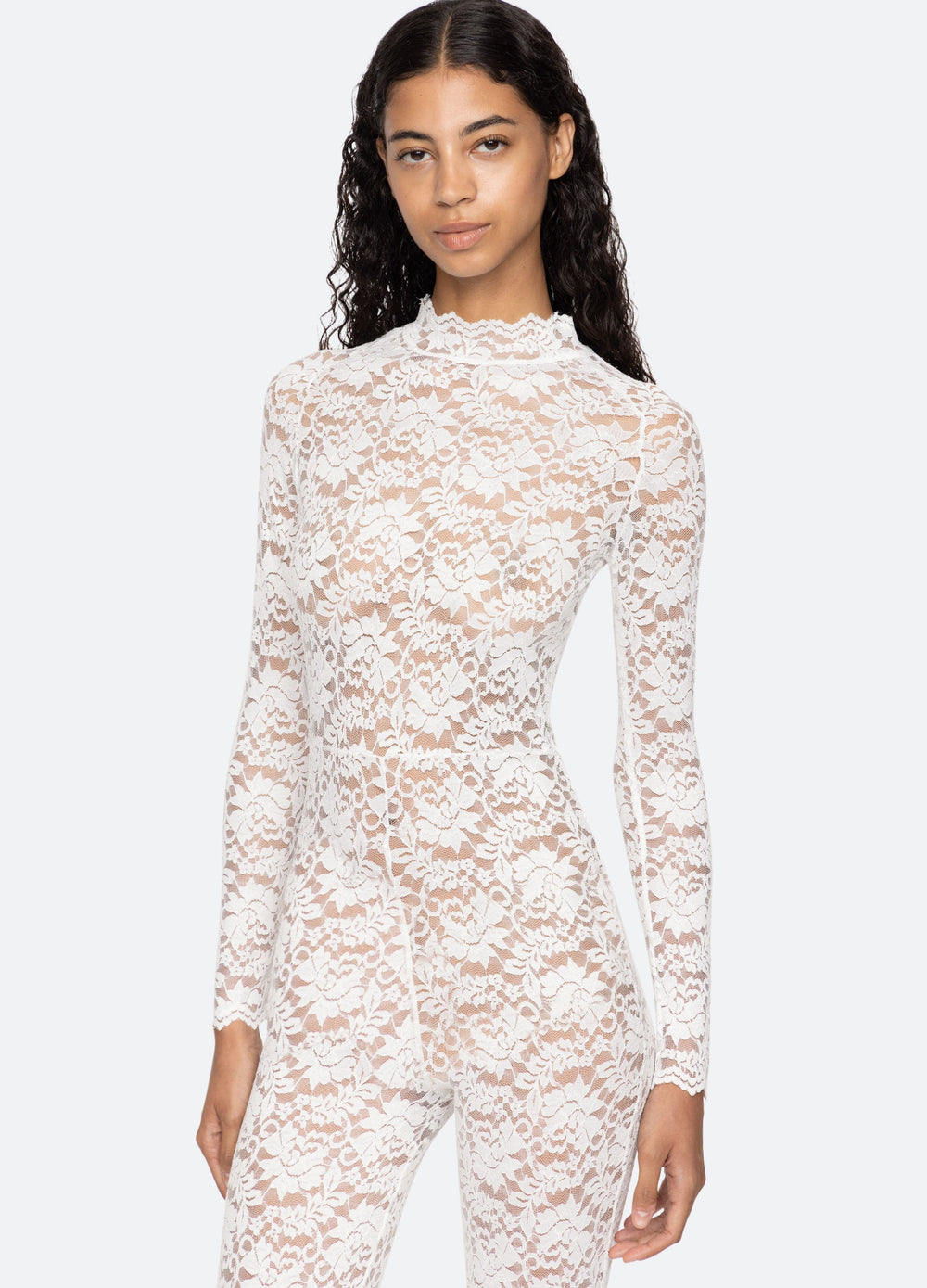 Lilian Catsuit Cream / Sea New York Sale