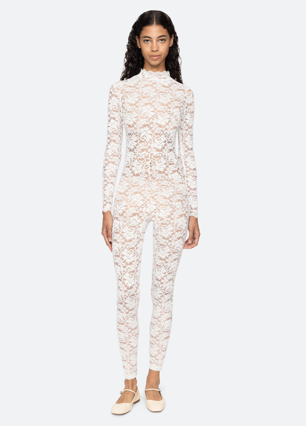Lilian Catsuit Cream / Sea New York Sale
