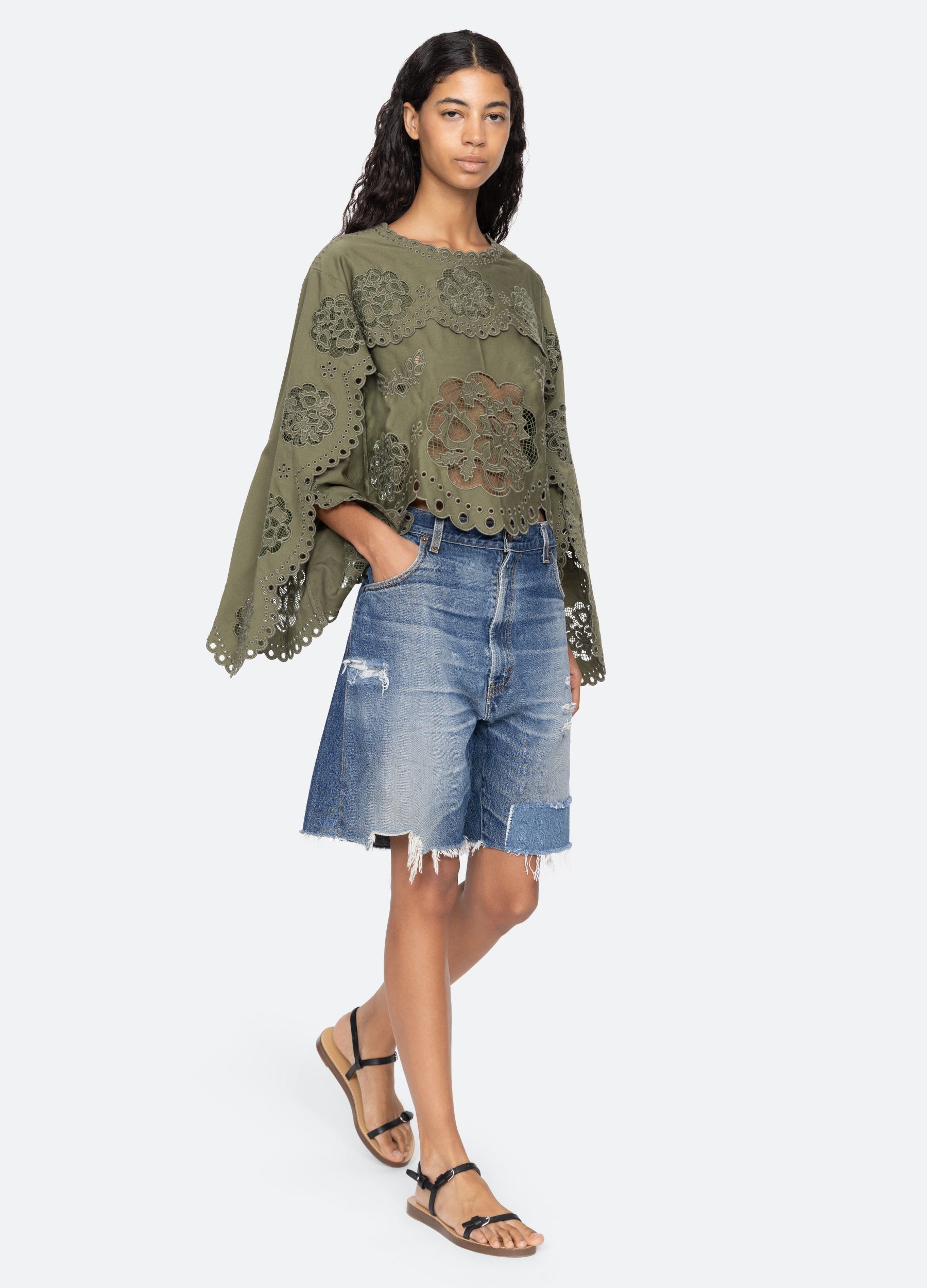 Gardener L/S Top White / Sea New York Near me