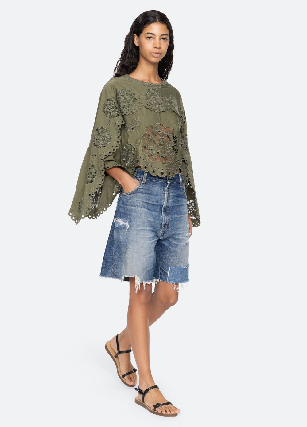 Gardener L/S Top White / Sea New York Near me