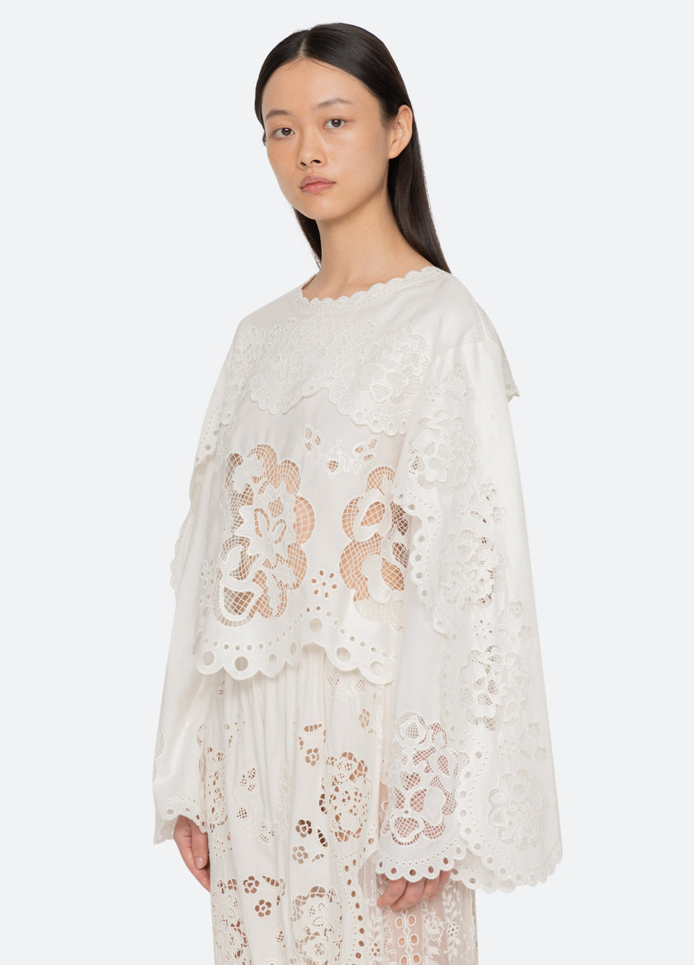 Gardener L/S Top White / Sea New York Near me