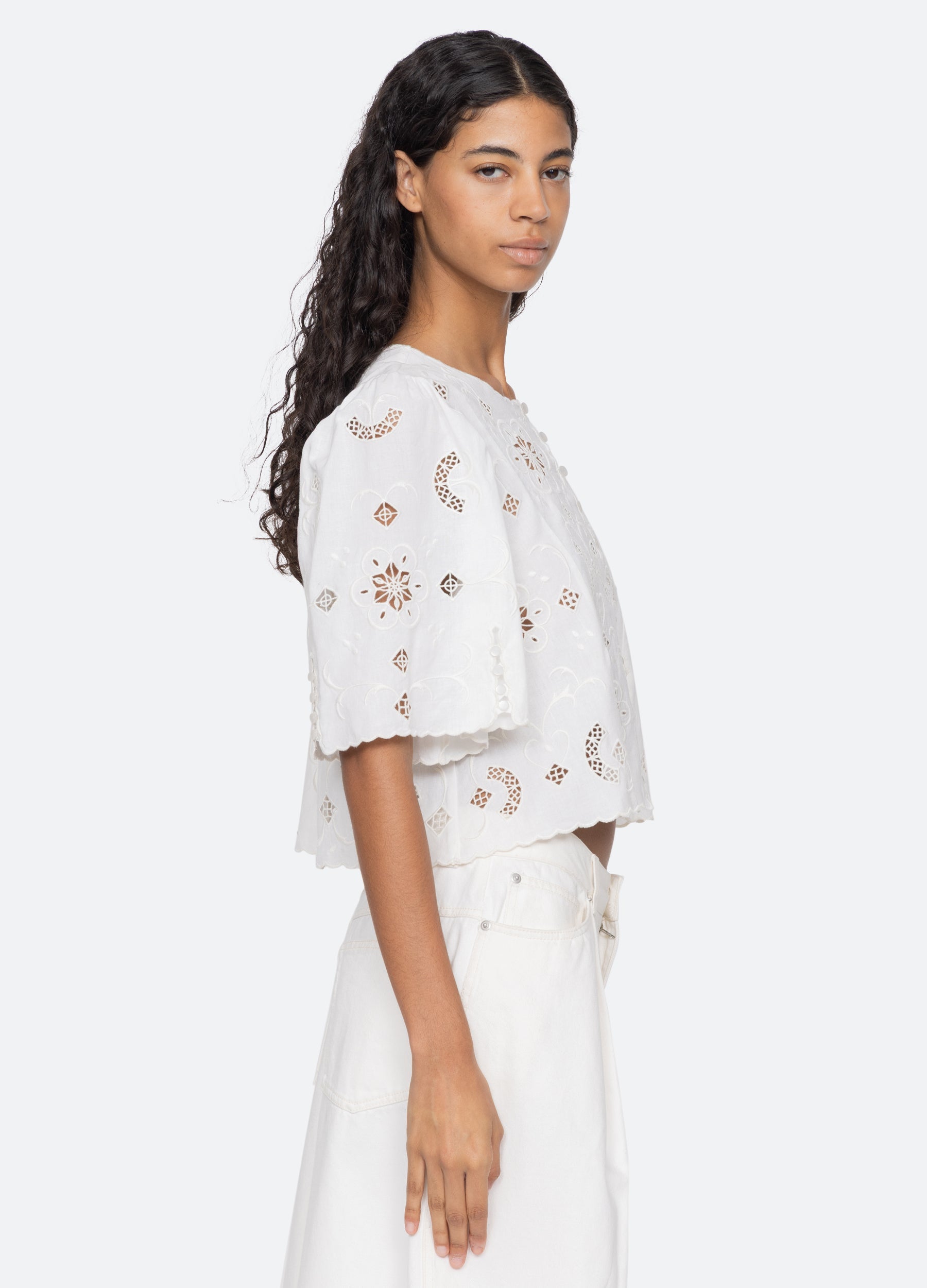 Gardener Top White / Sea New York