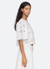 Gardener Top White / Sea New York