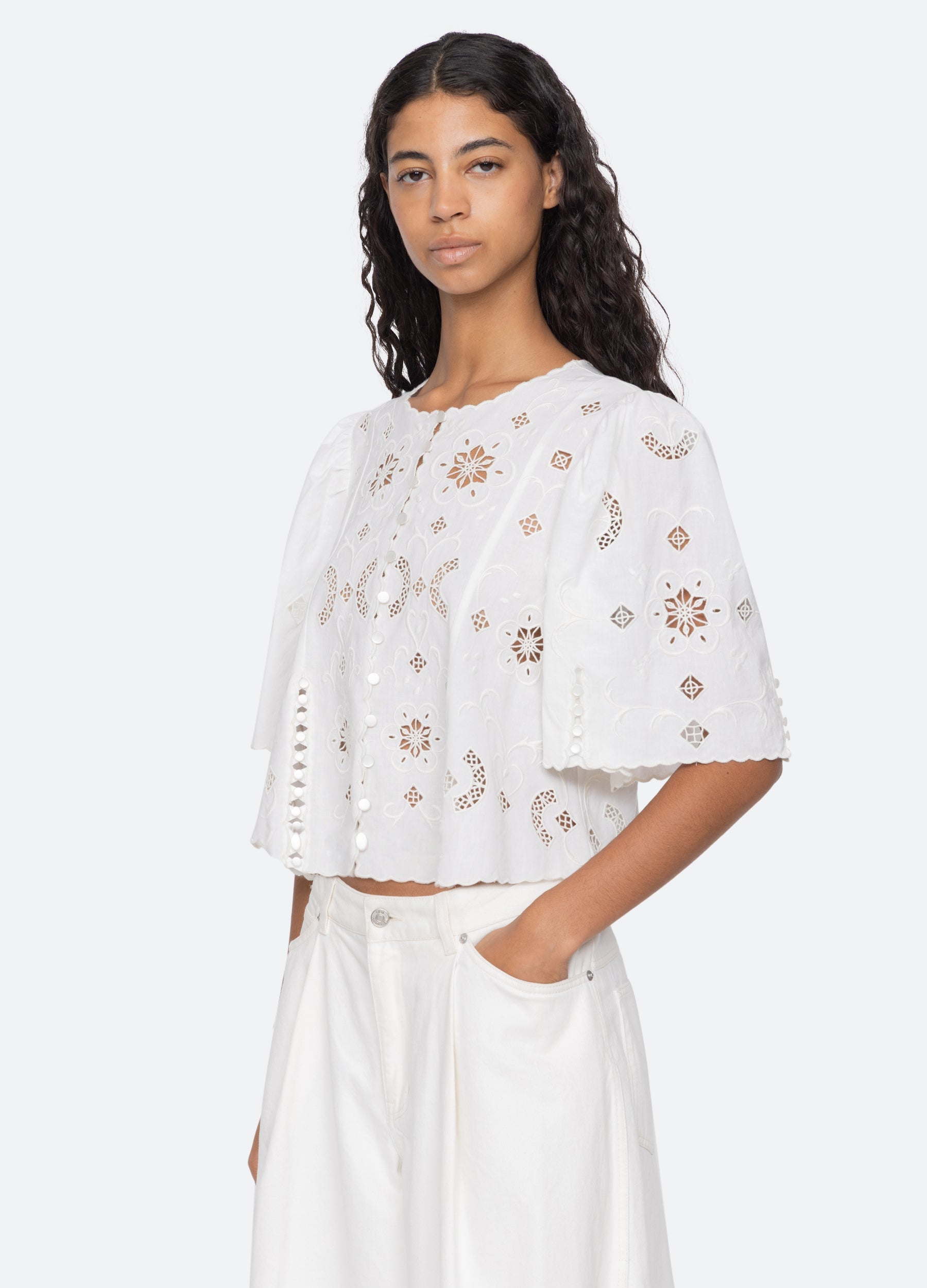 Gardener Top White / Sea New York
