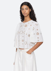 Gardener Top White / Sea New York