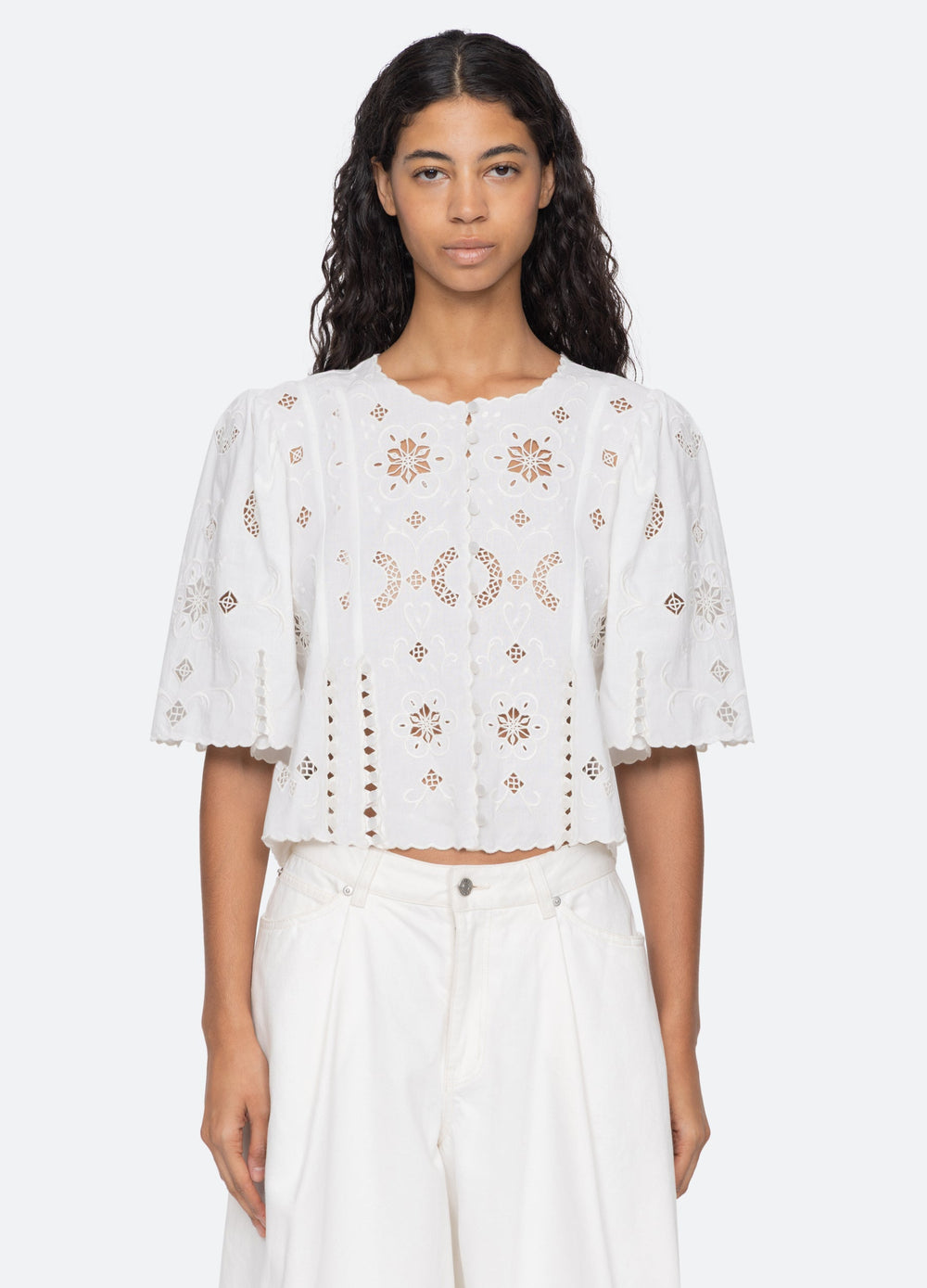 Gardener Top White / Sea New York