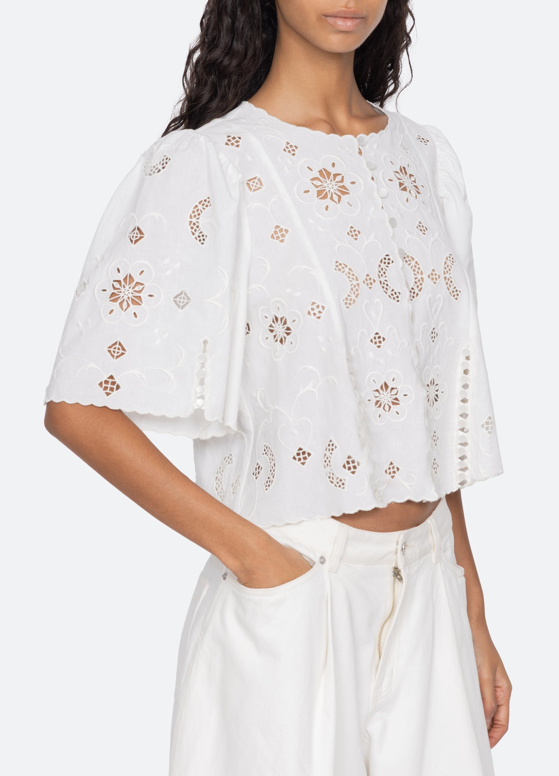 Gardener Top White / Sea New York