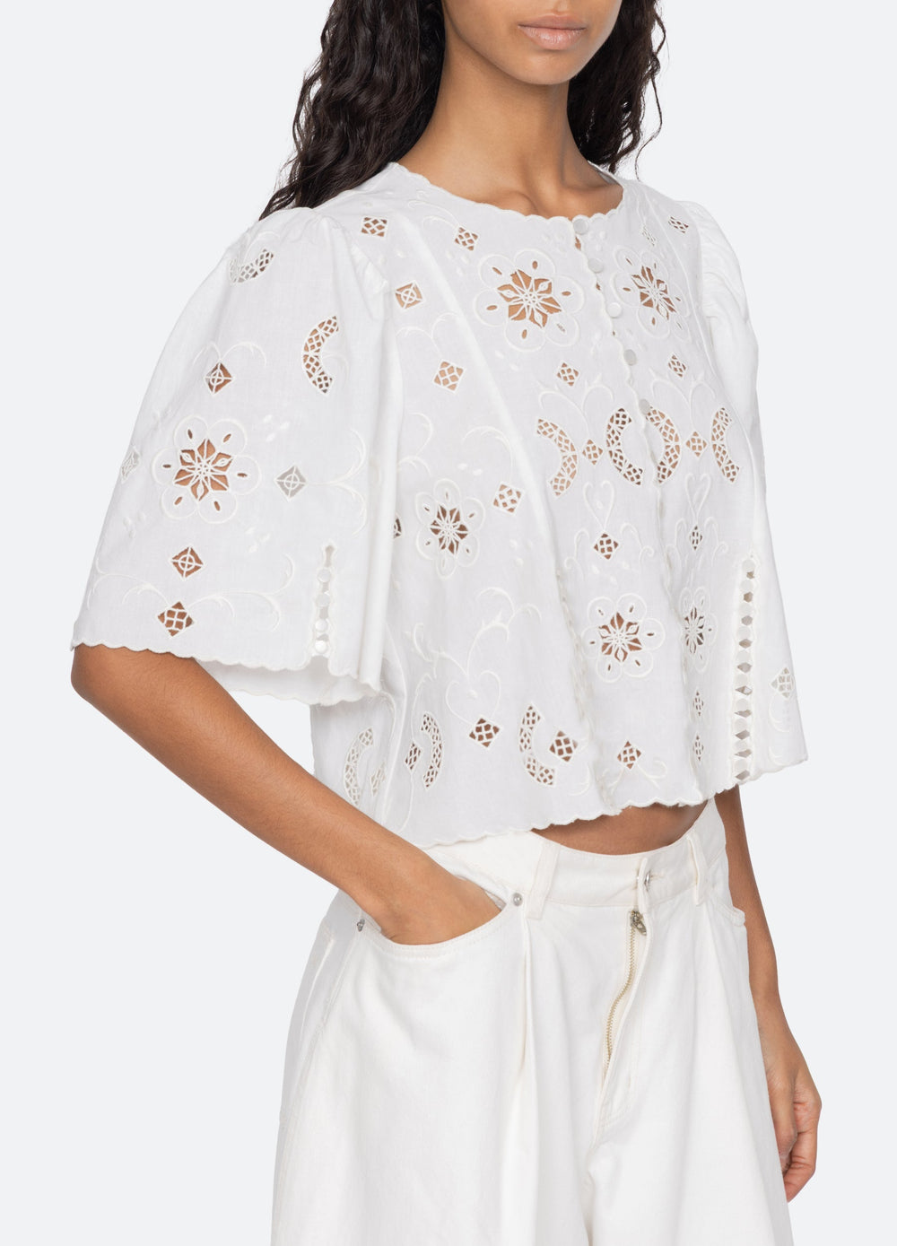 Gardener Top White / Sea New York