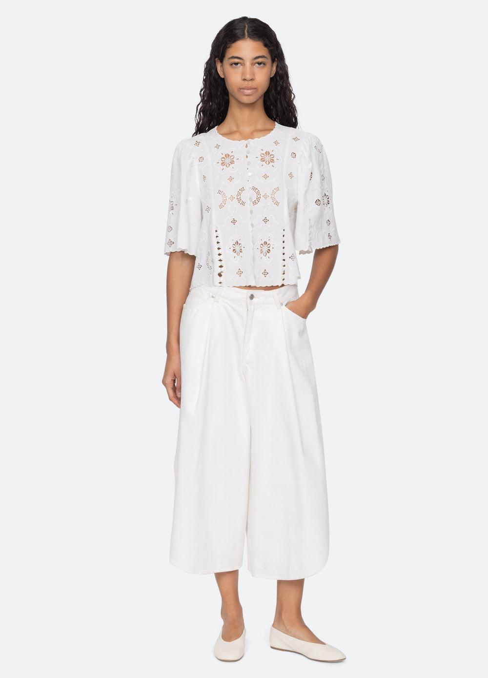 Gardener Top White / Sea New York