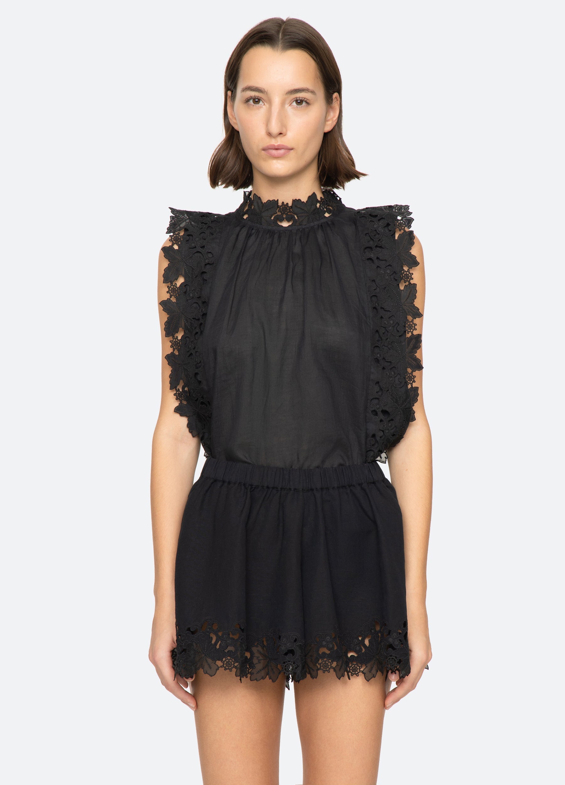 Eleannora Top Black / Sea New York Sale