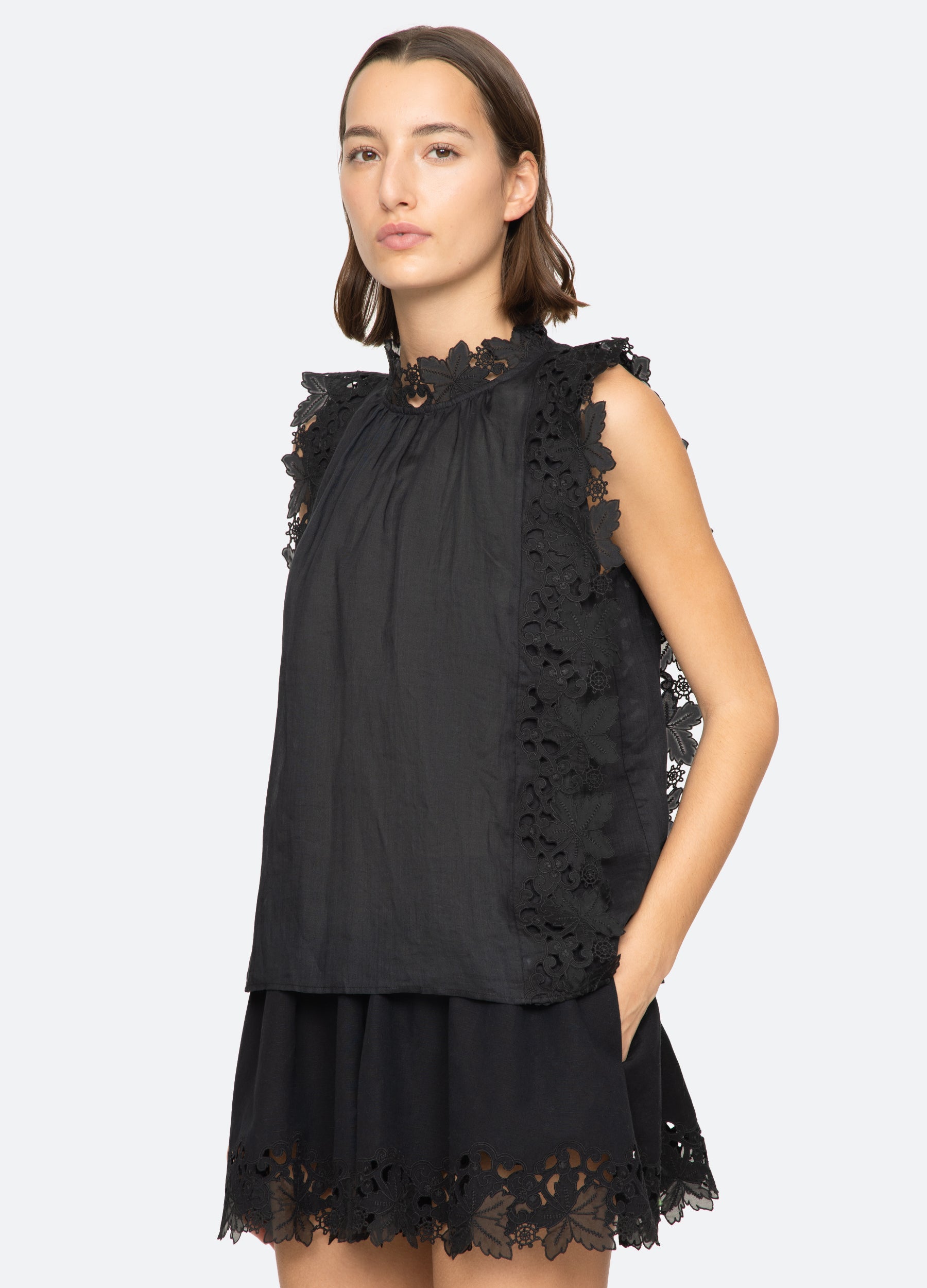 Eleannora Top Black / Sea New York Sale