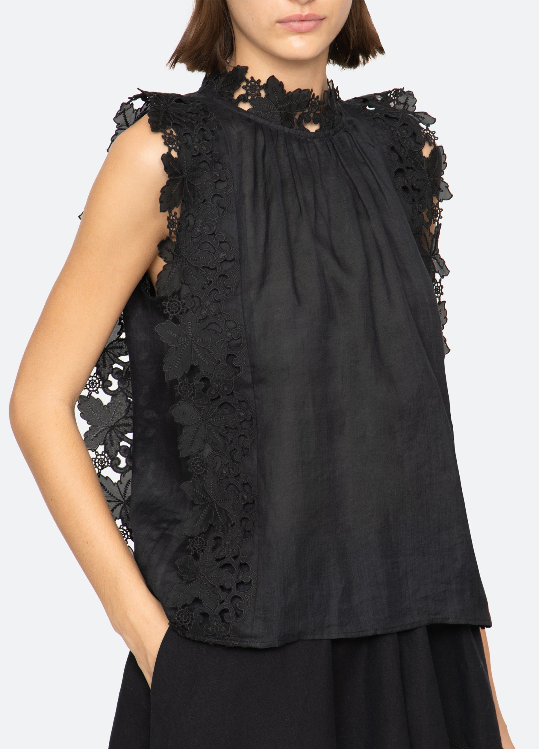 Eleannora Top Black / Sea New York Sale
