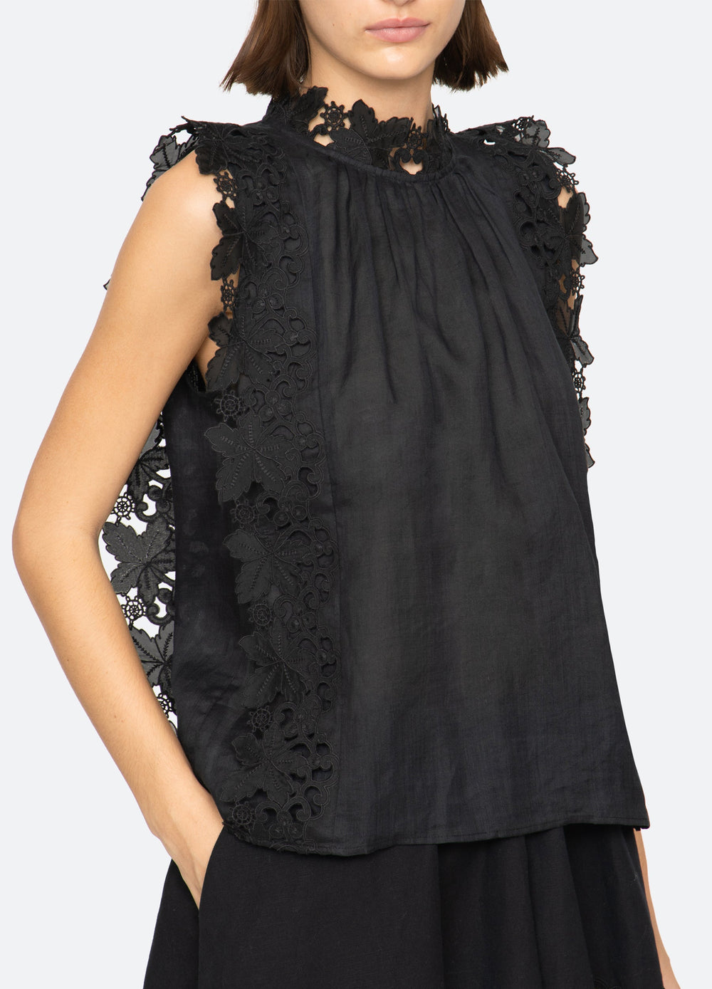 Eleannora Top Black / Sea New York Sale