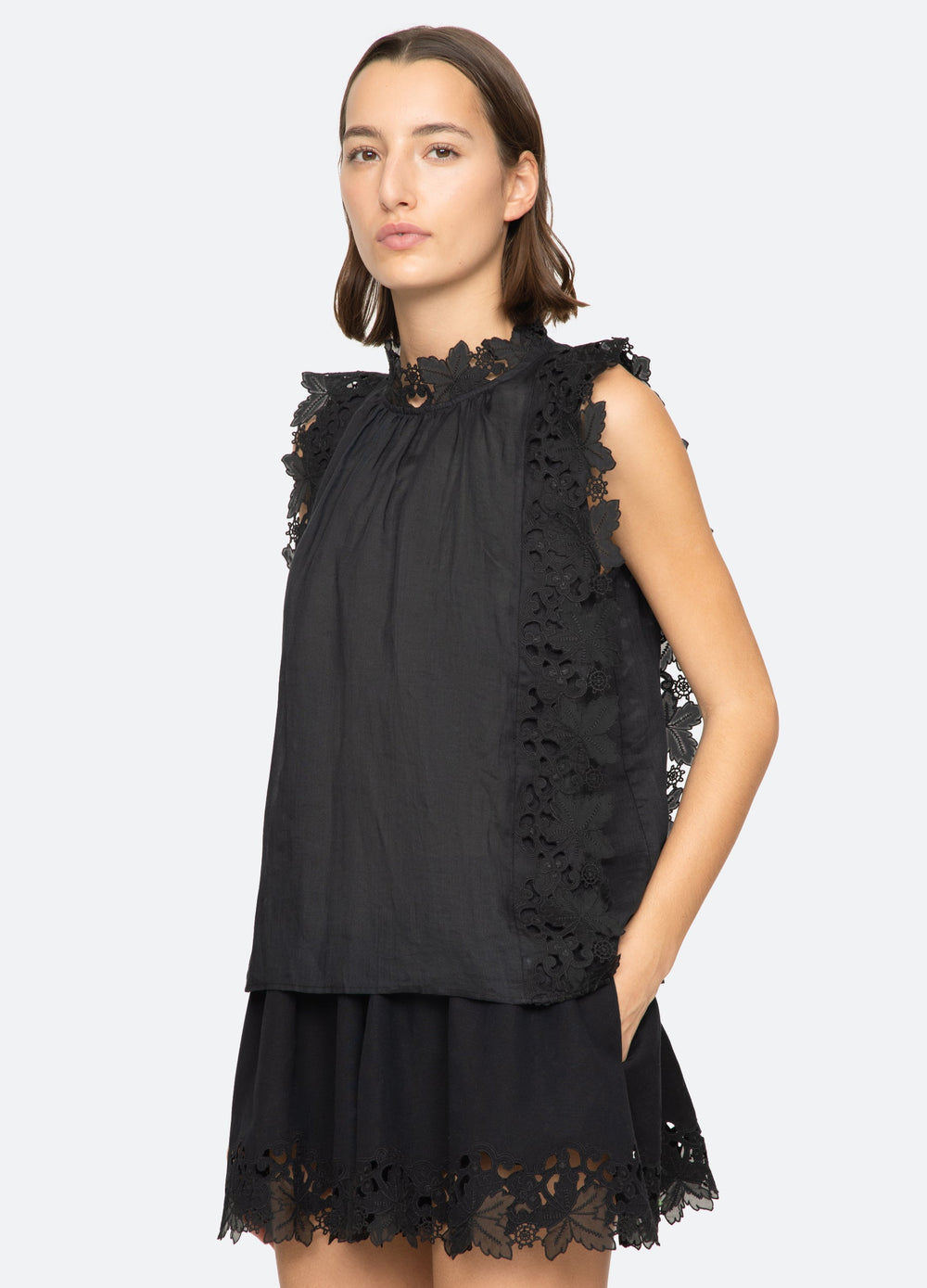 Eleannora Top Black / Sea New York Online