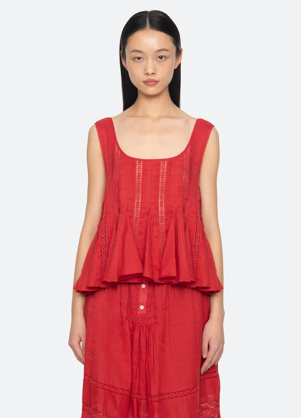 Pippa Top Cream / Sea New York