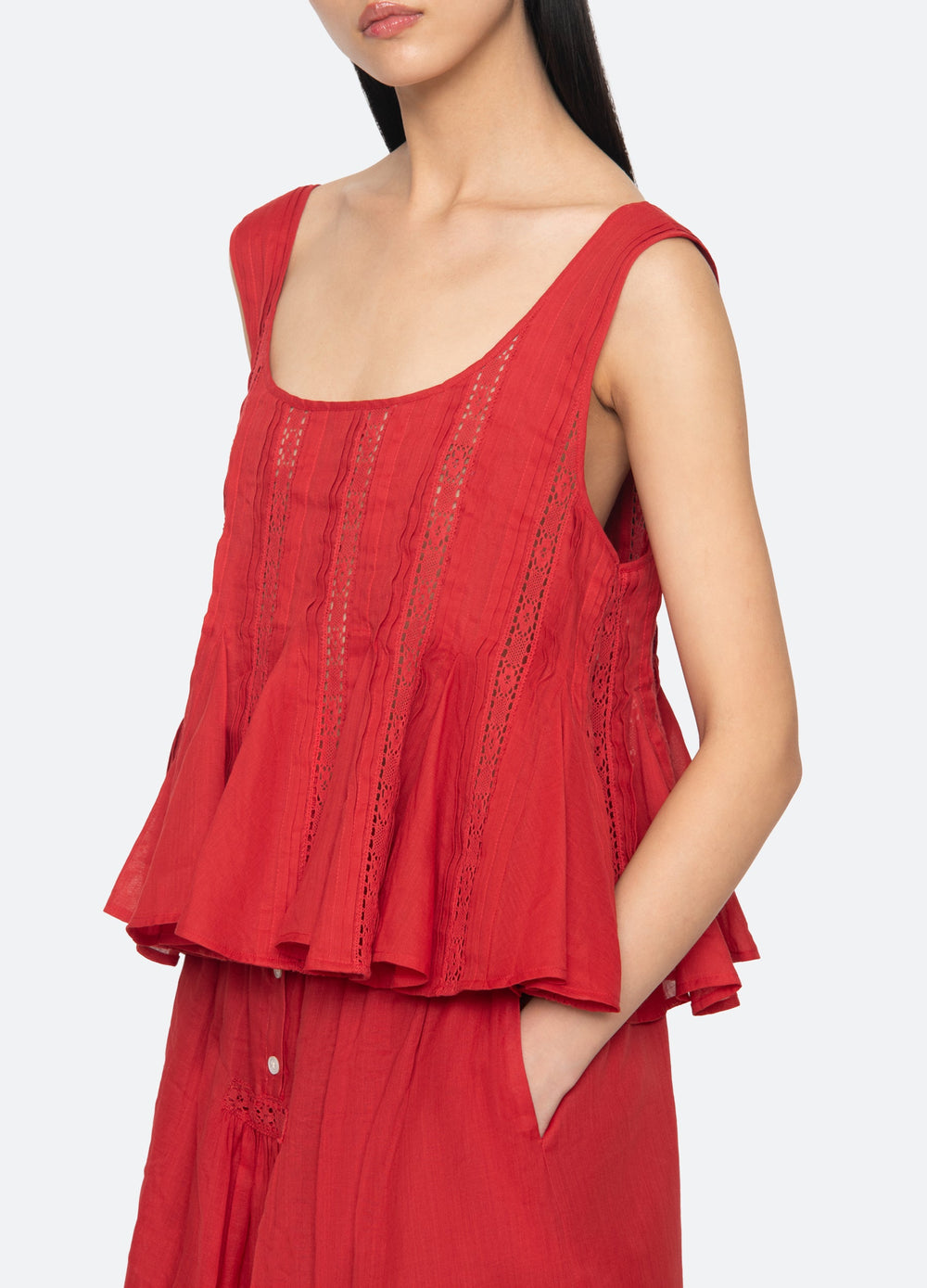 Pippa Top Cream / Sea New York