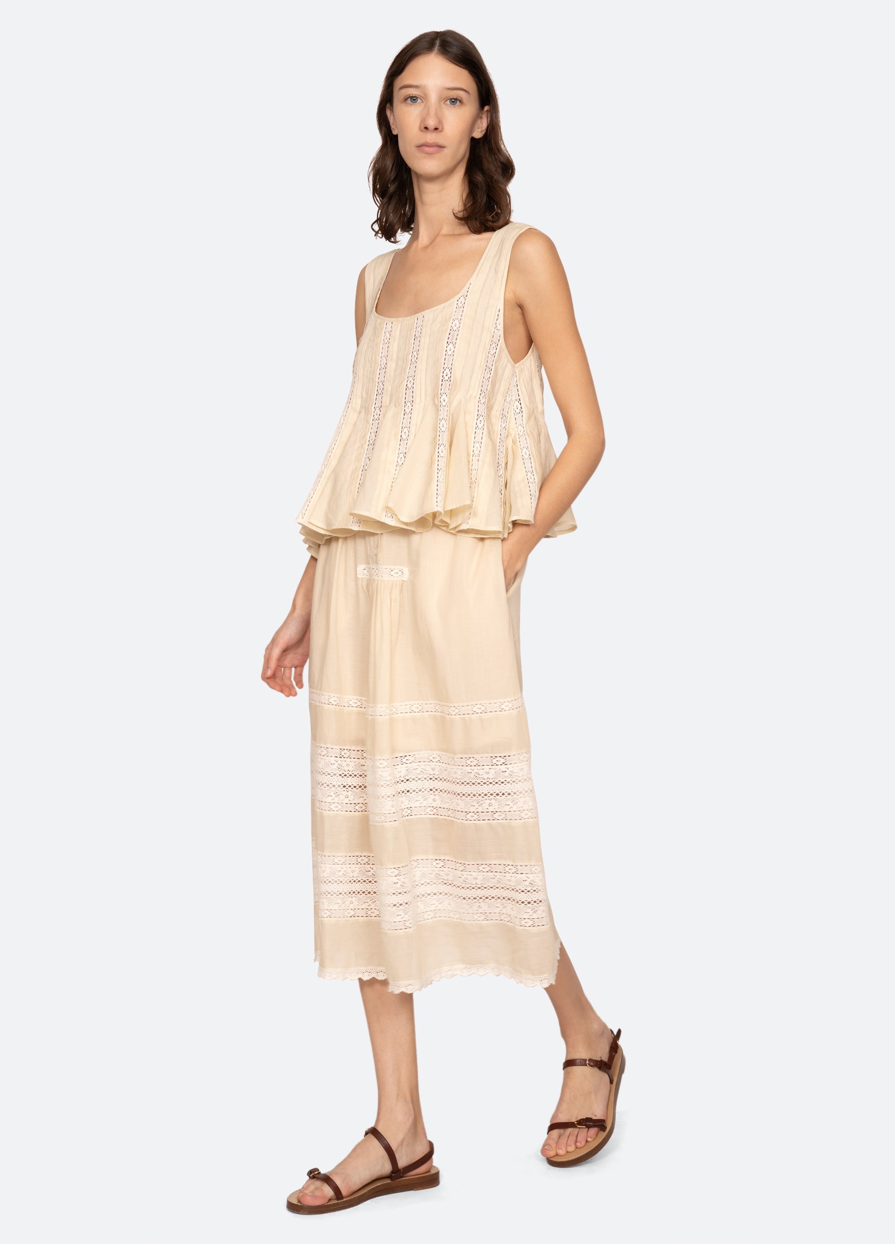Pippa Top Cream / Sea New York