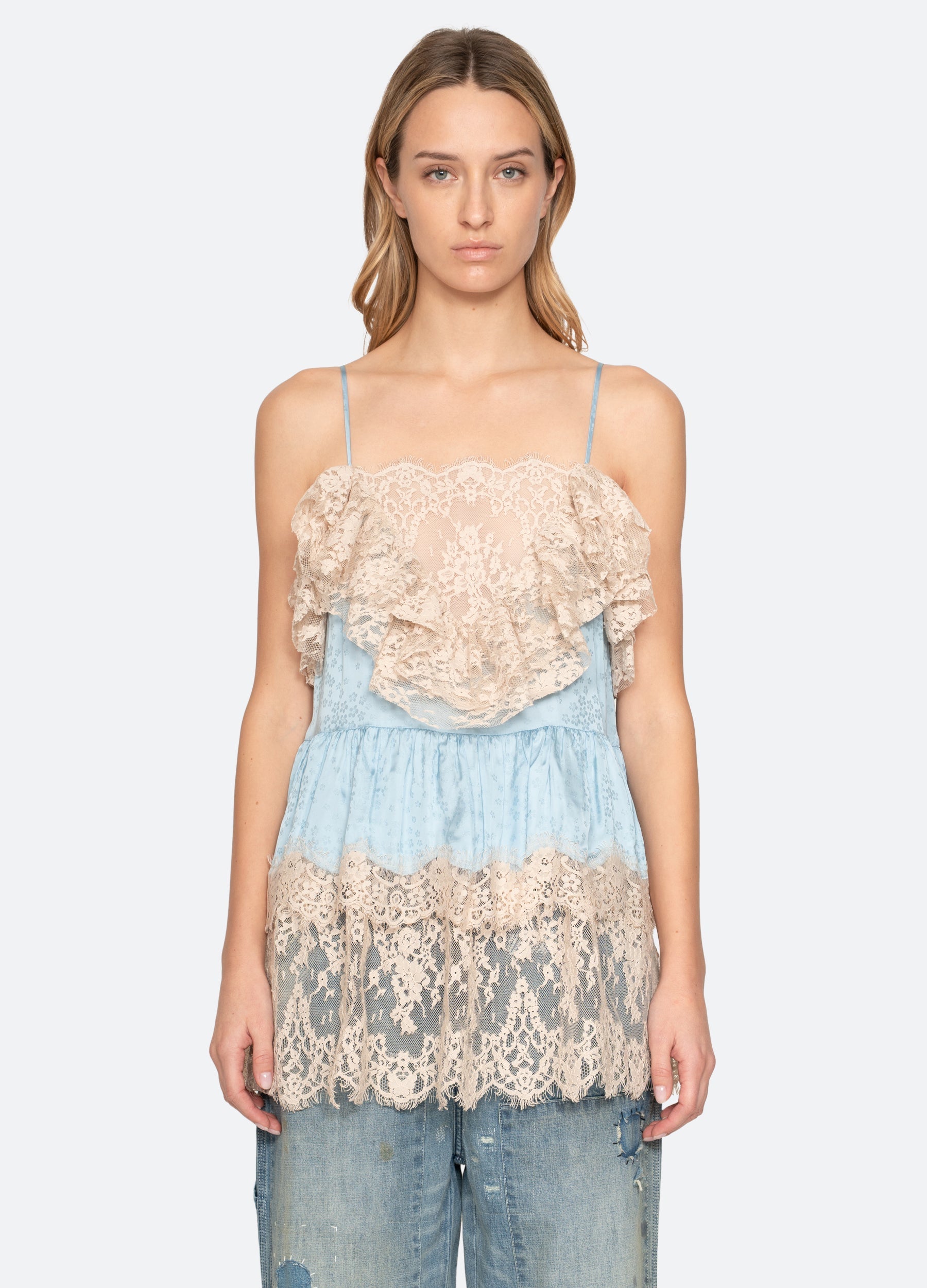 Ethel Tunic Top Blue / Sea New York Outlet
