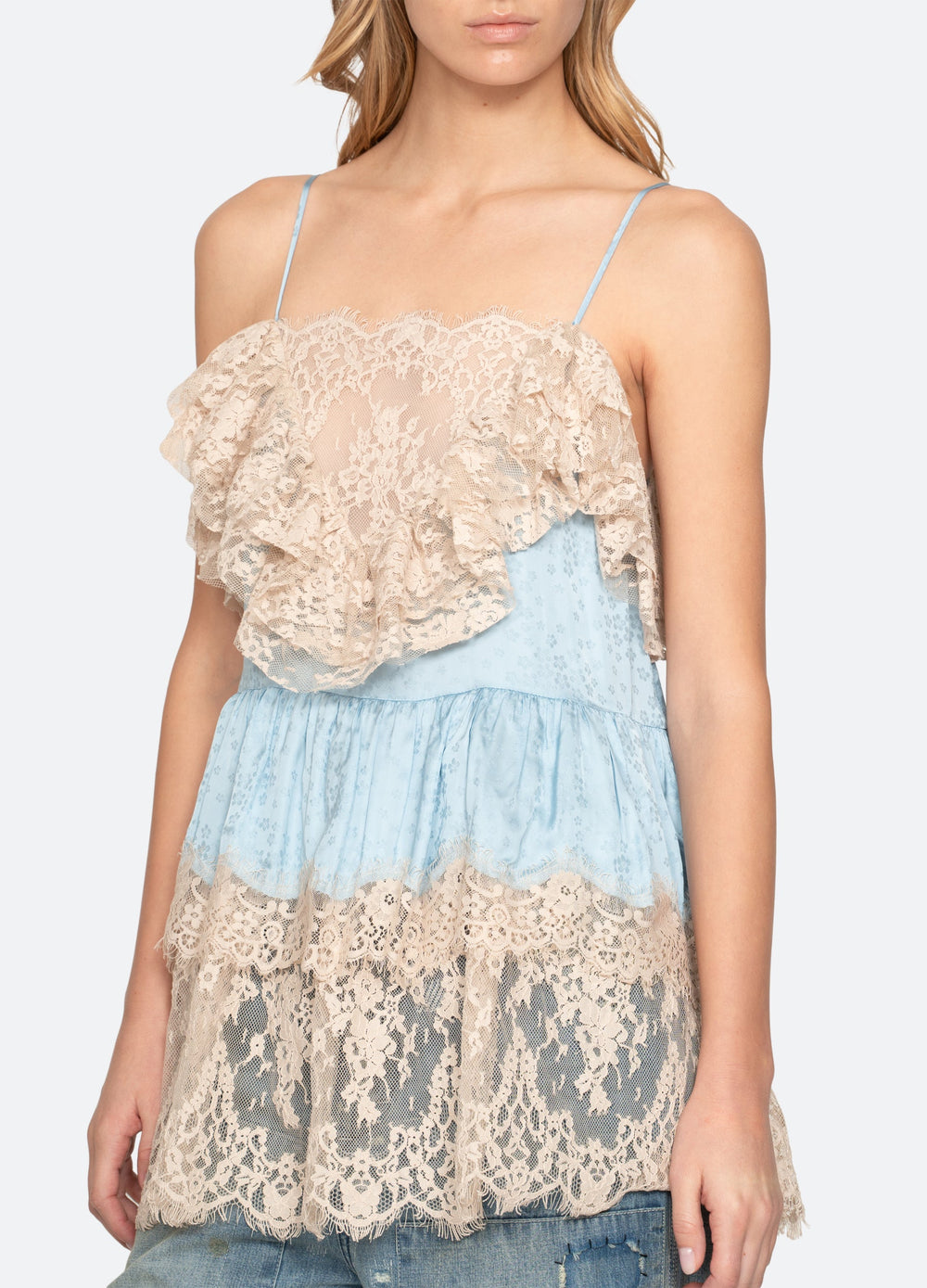 Ethel Tunic Top Blue / Sea New York Outlet