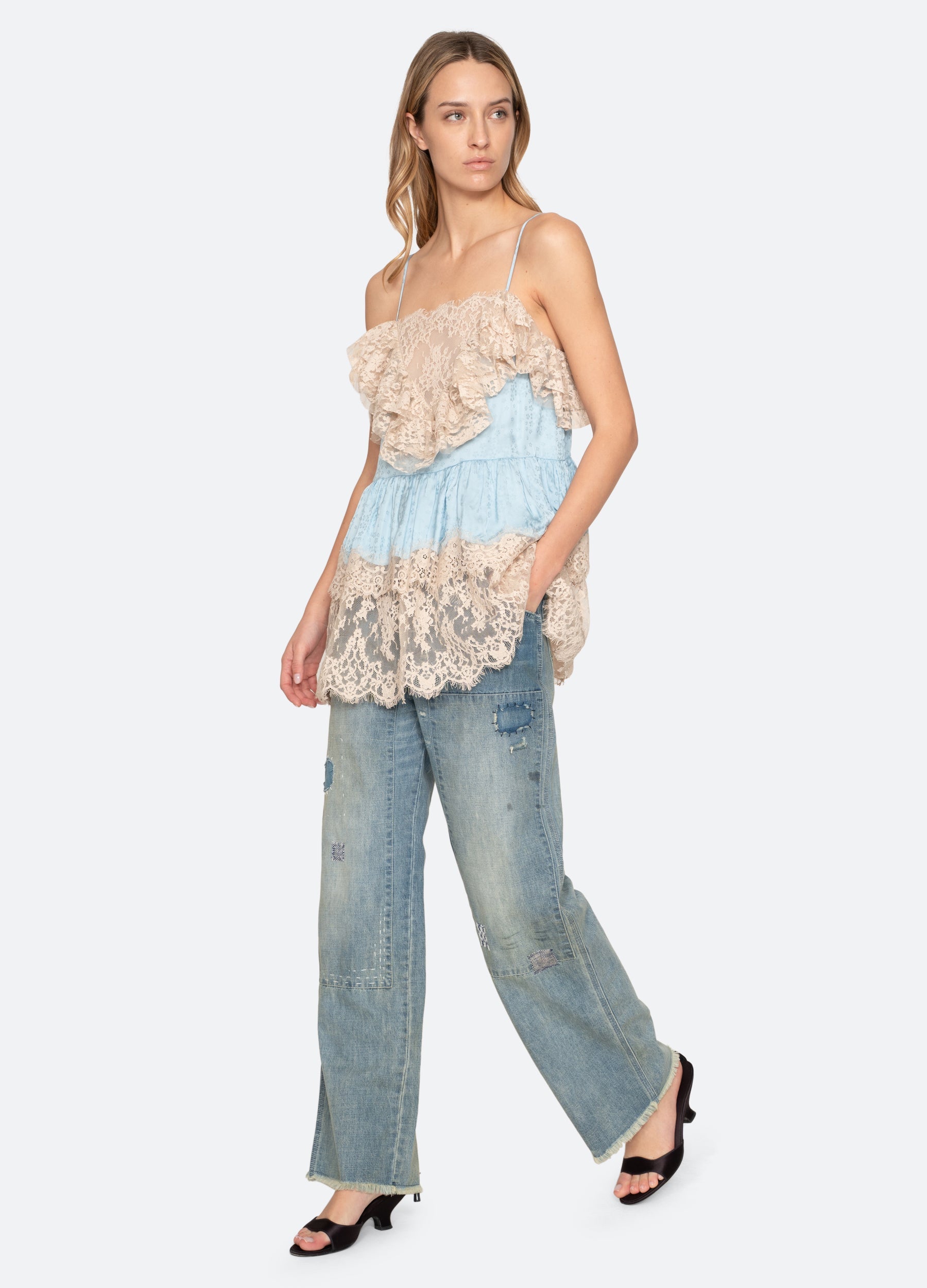 Ethel Tunic Top Blue / Sea New York Outlet