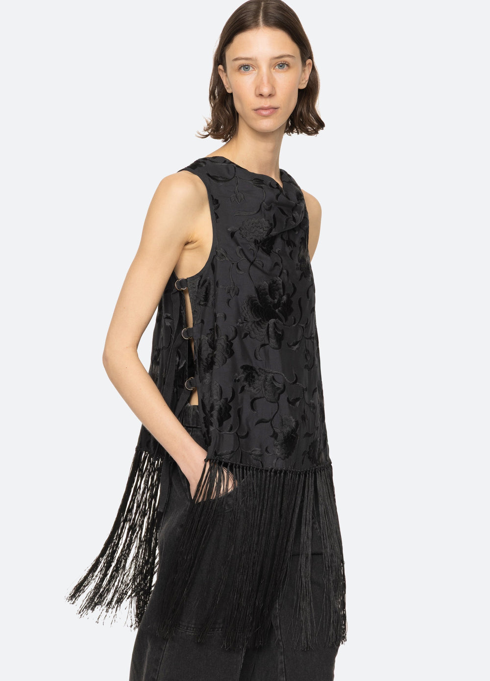 Priscilla Vest Cream / Sea New York Sale